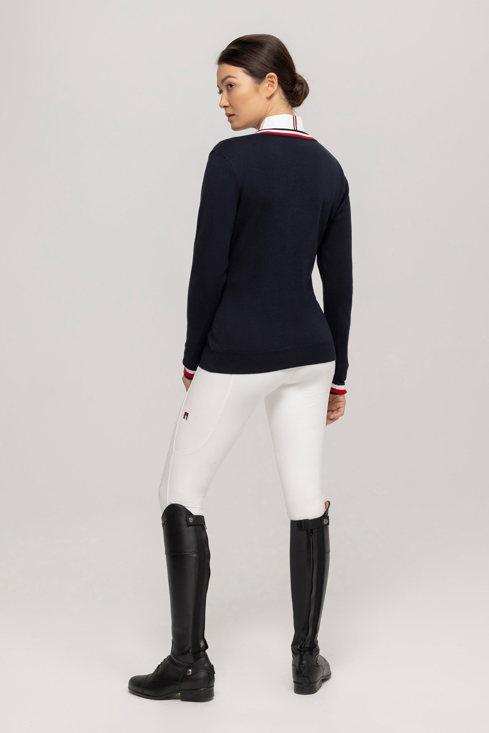 Tommy Hilfiger Equestrian Indiana Women´s V-neck Sweater Women’s Riding Clothing