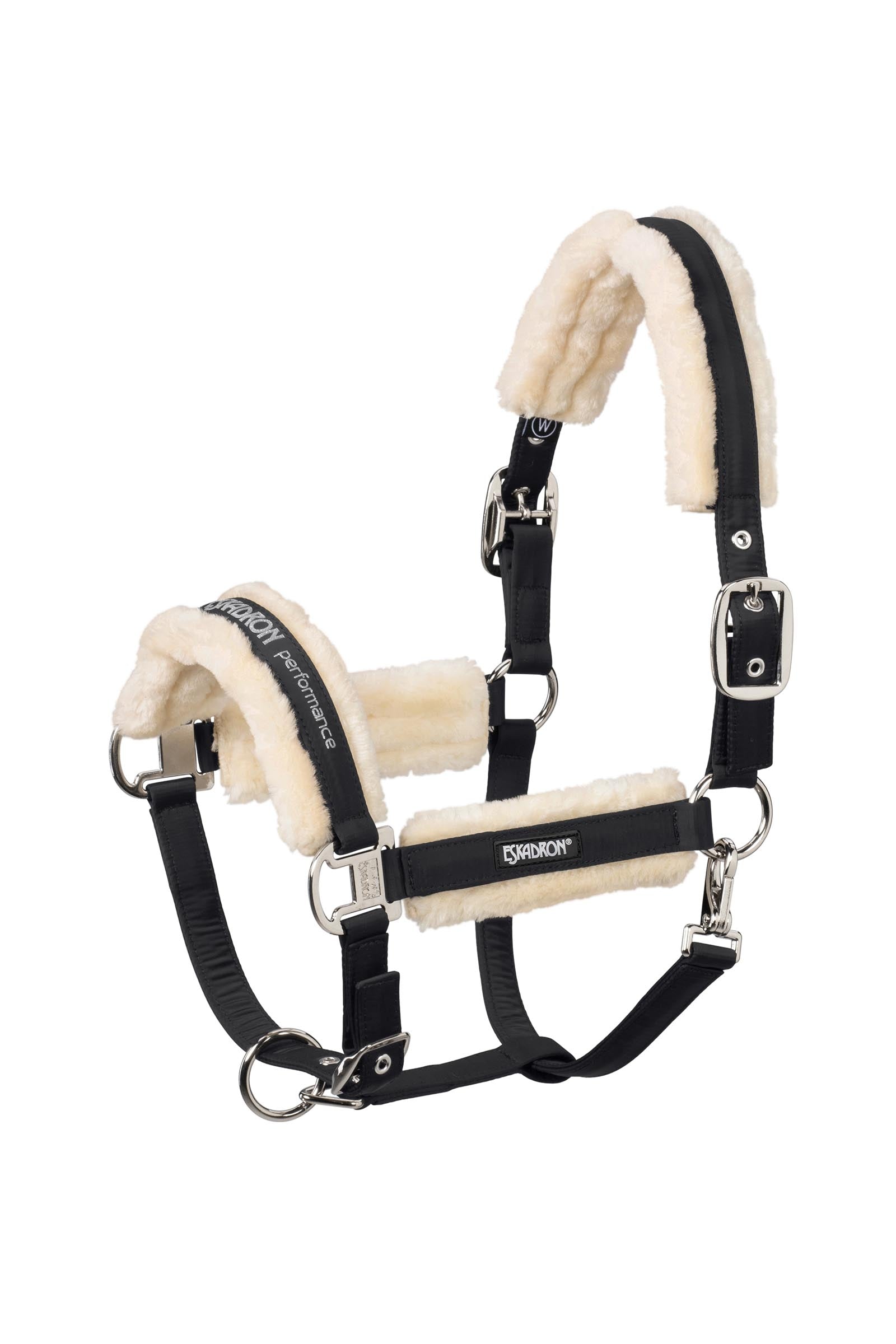 Eskadron Faux Fur Halter Double Pin Légy Elleni Védelem Lovaknak