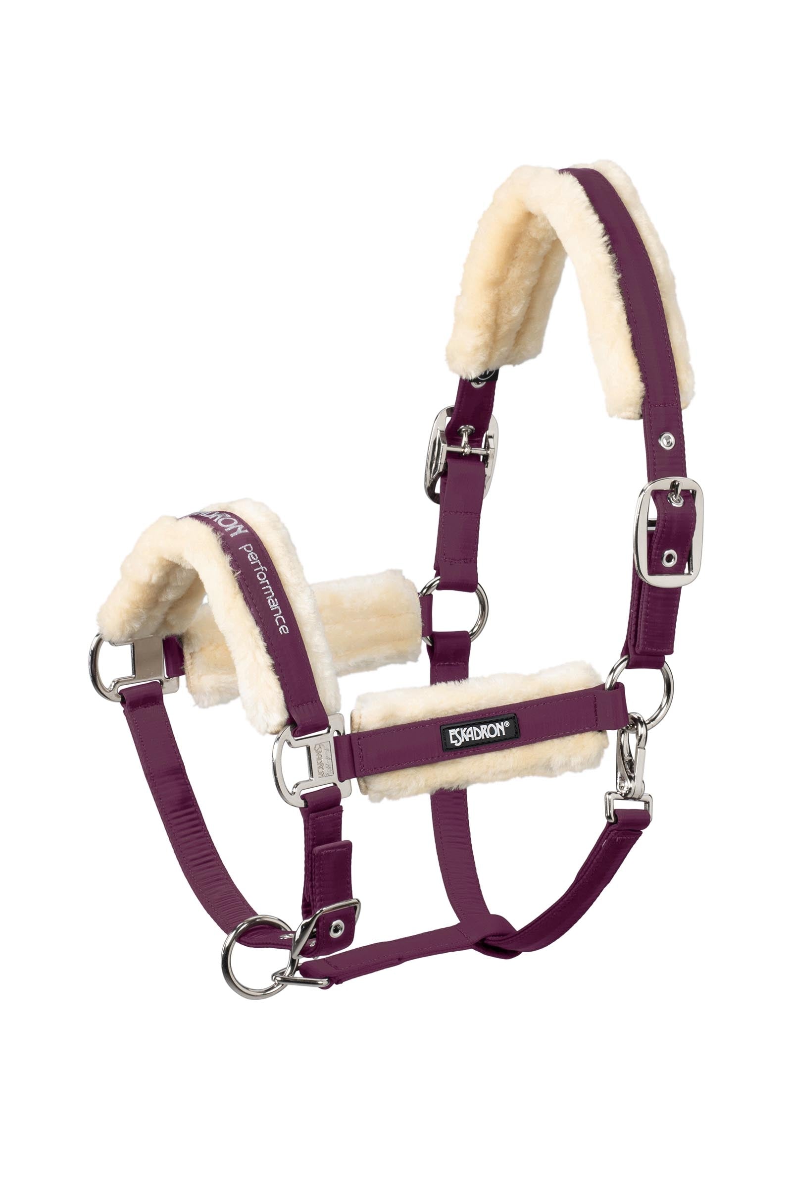 Eskadron Faux Fur Halter Double Pin Légy Elleni Védelem Lovaknak