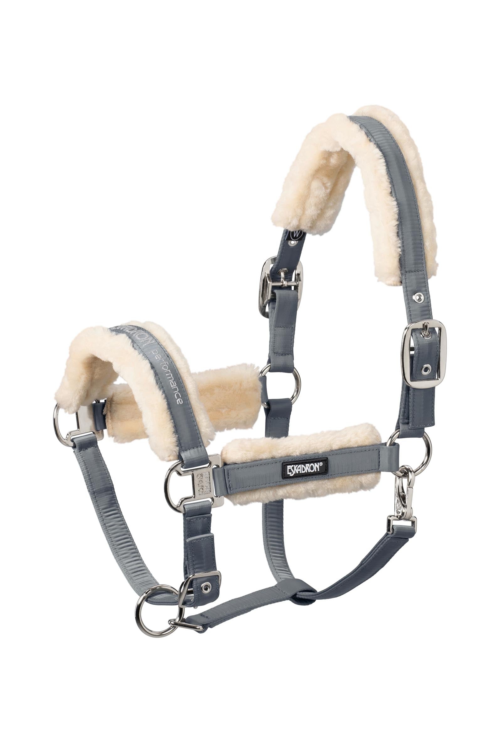 Eskadron Faux Fur Halter Double Pin Légy Elleni Védelem Lovaknak
