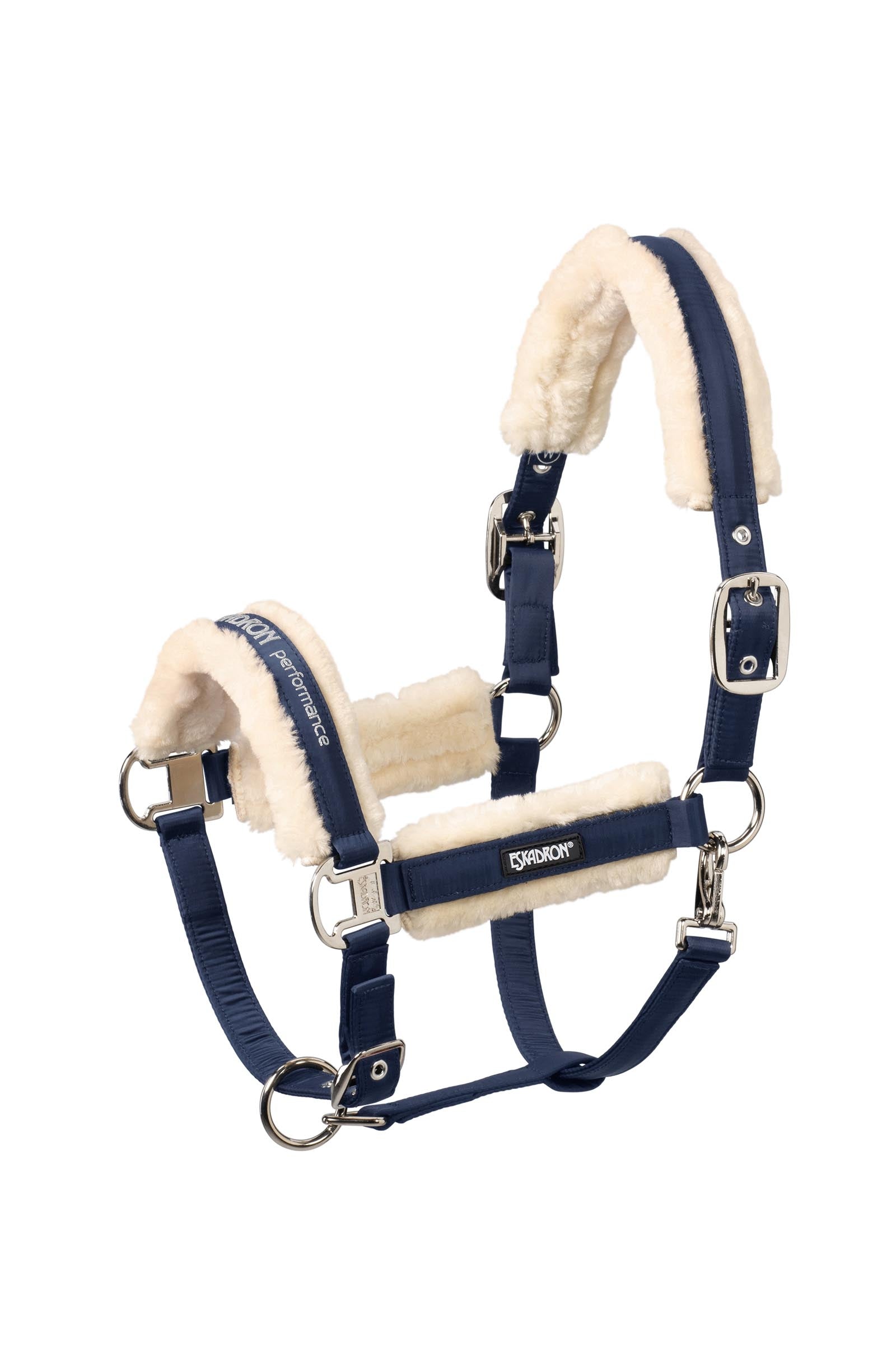 Eskadron Faux Fur Halter Double Pin Légy Elleni Védelem Lovaknak