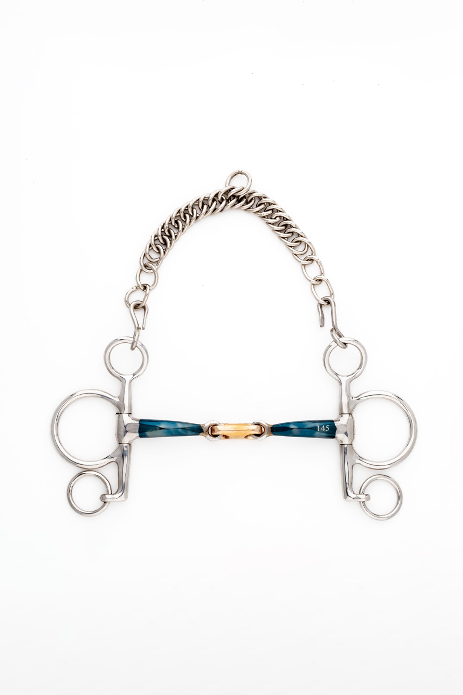 Kavalkade ergonomikus pelham zabla, duplán tört, rövid, 14 mm Zablák