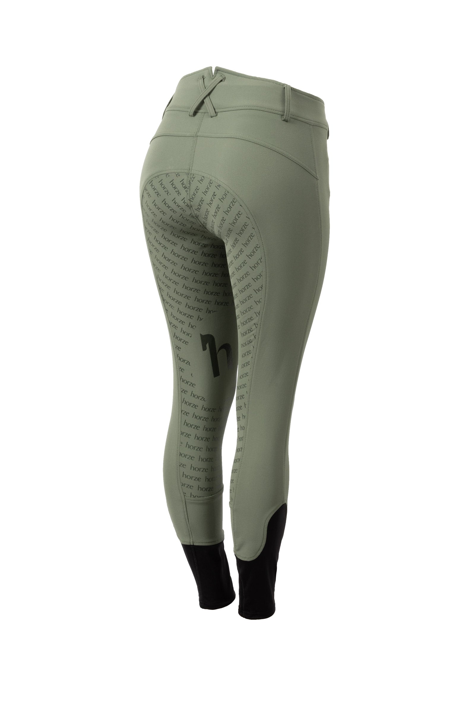 Horze Women's High Waist Silicone Full Seat Breeches Womens Breeches