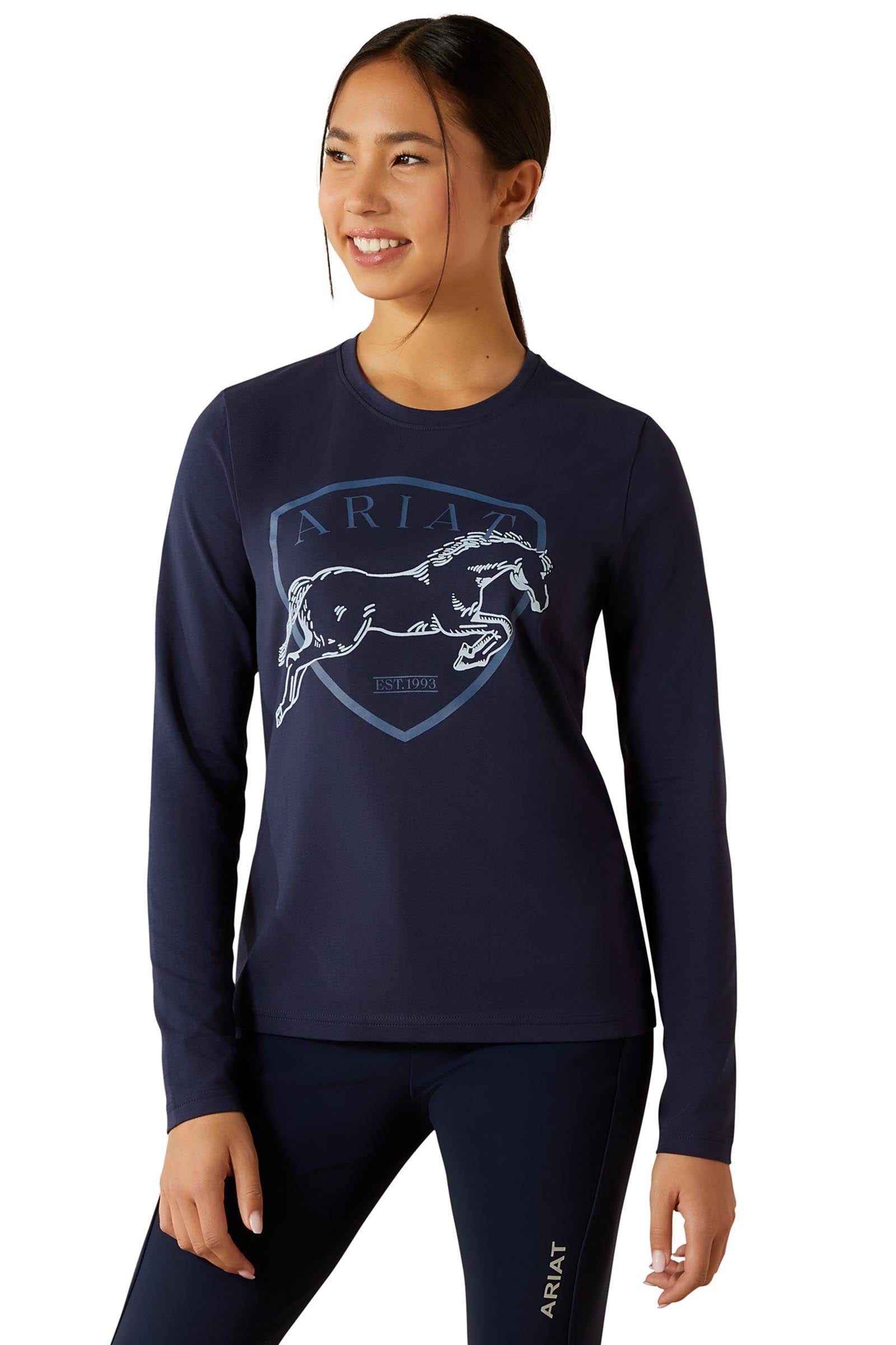 Ariat Liberty Jump hosszú ujjú gyerekpóló Young Rider Apparel