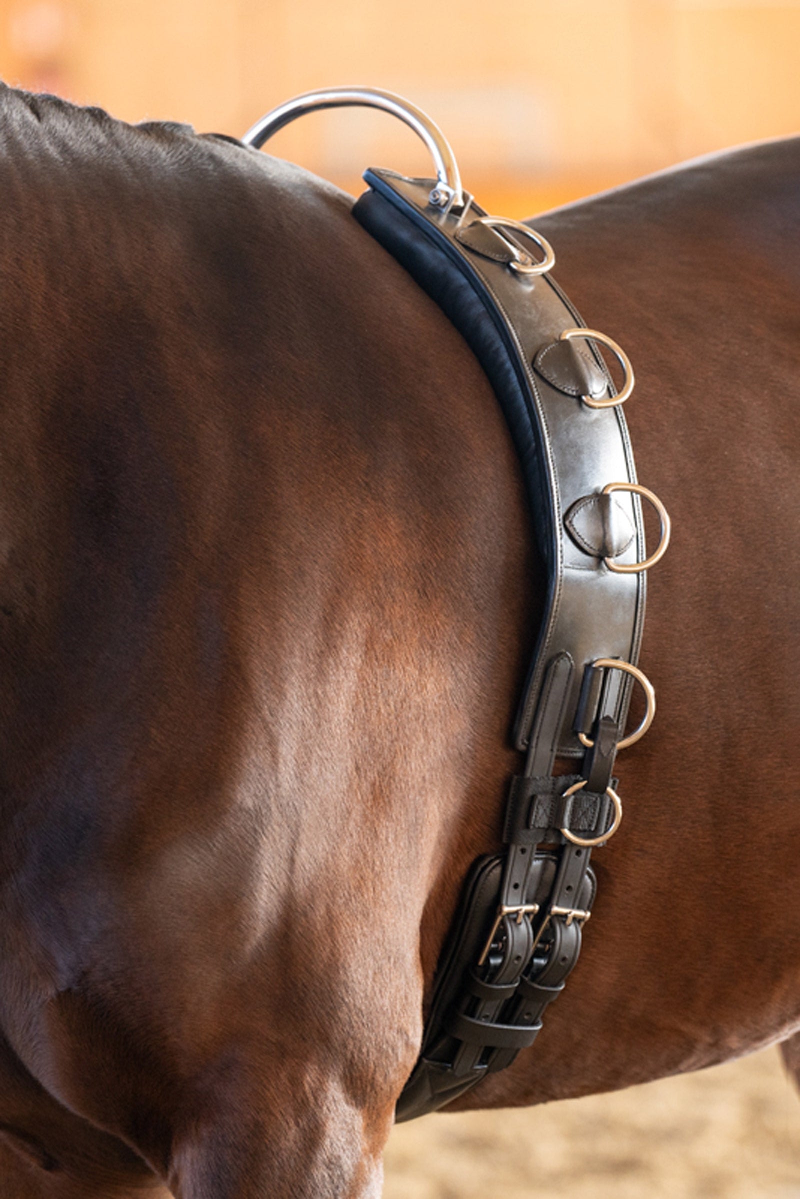 Kavalkade Bőr hosszúzóheveder kerettel Nyergek & Hevederek