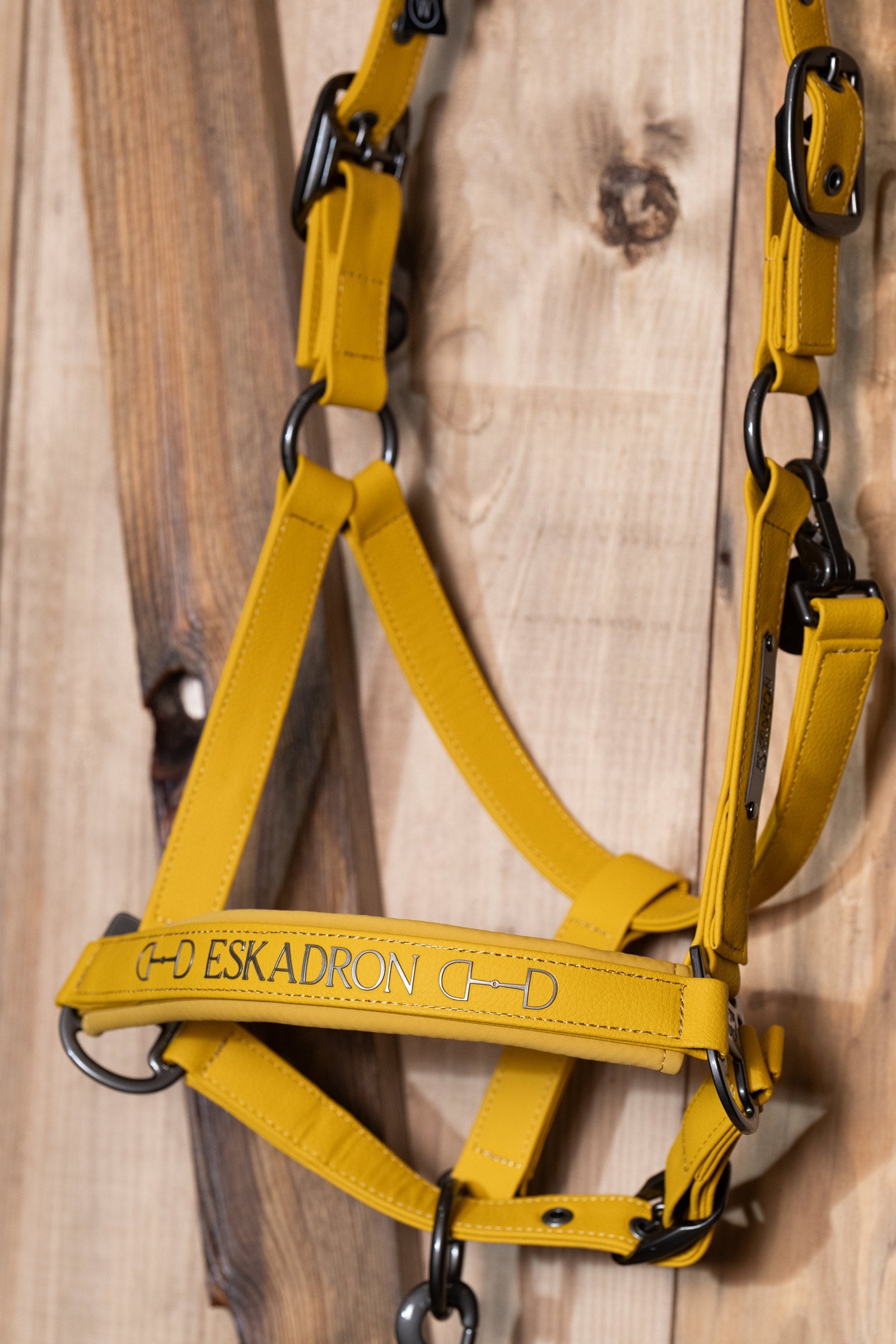 Eskadron Platinum 25 Faux Leather Double Pin Headcollar Halters & Leads