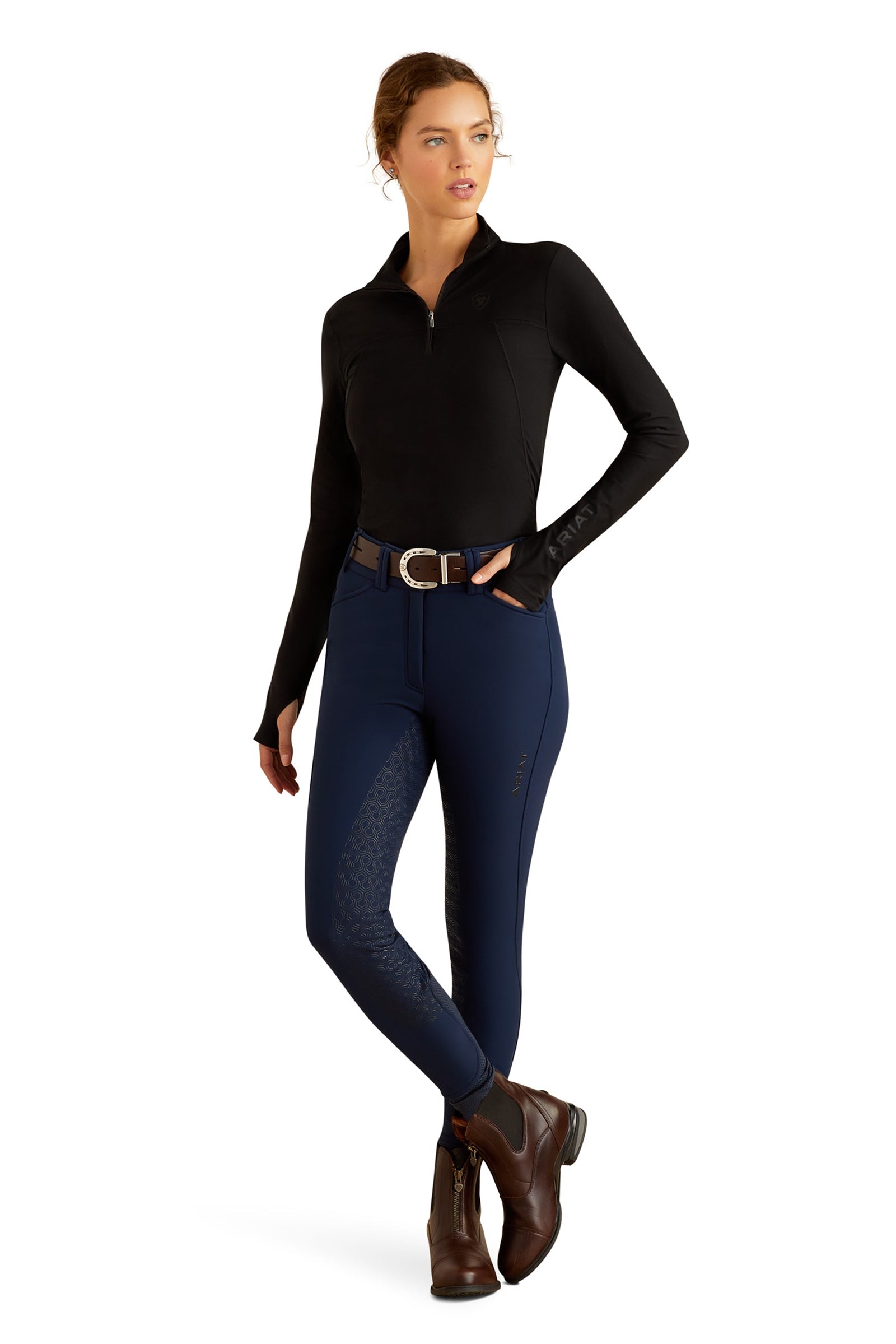 Ariat Lowell 3.0 Women´s 1/4 Zip Baselayer Shirt Noi Ruházat