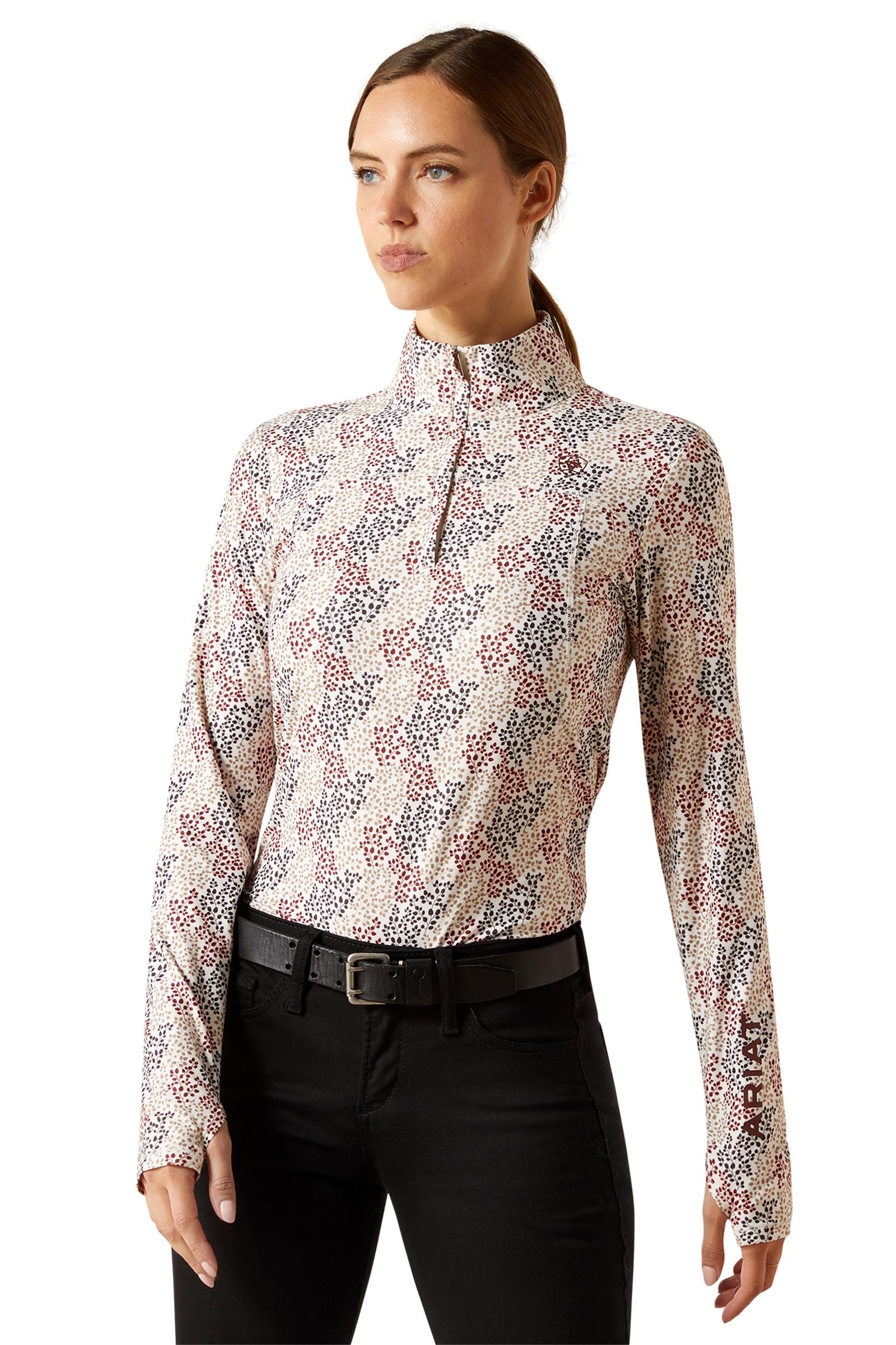 Ariat Lowell 3.0 Women´s 1/4 Zip Baselayer Shirt Noi Ruházat