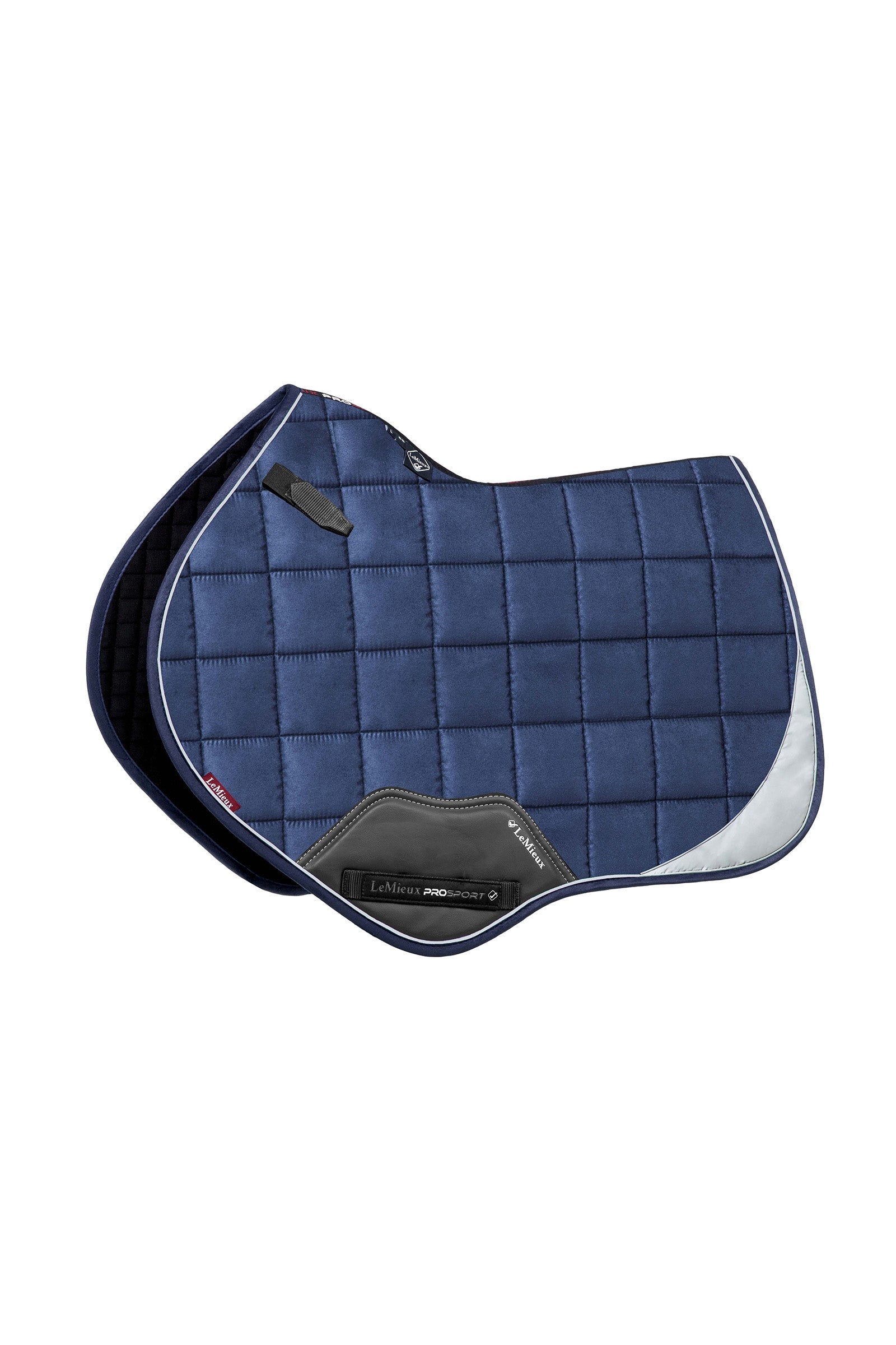 LeMieux Reflective Suede Close Contact Square Saddle Pad Reflective