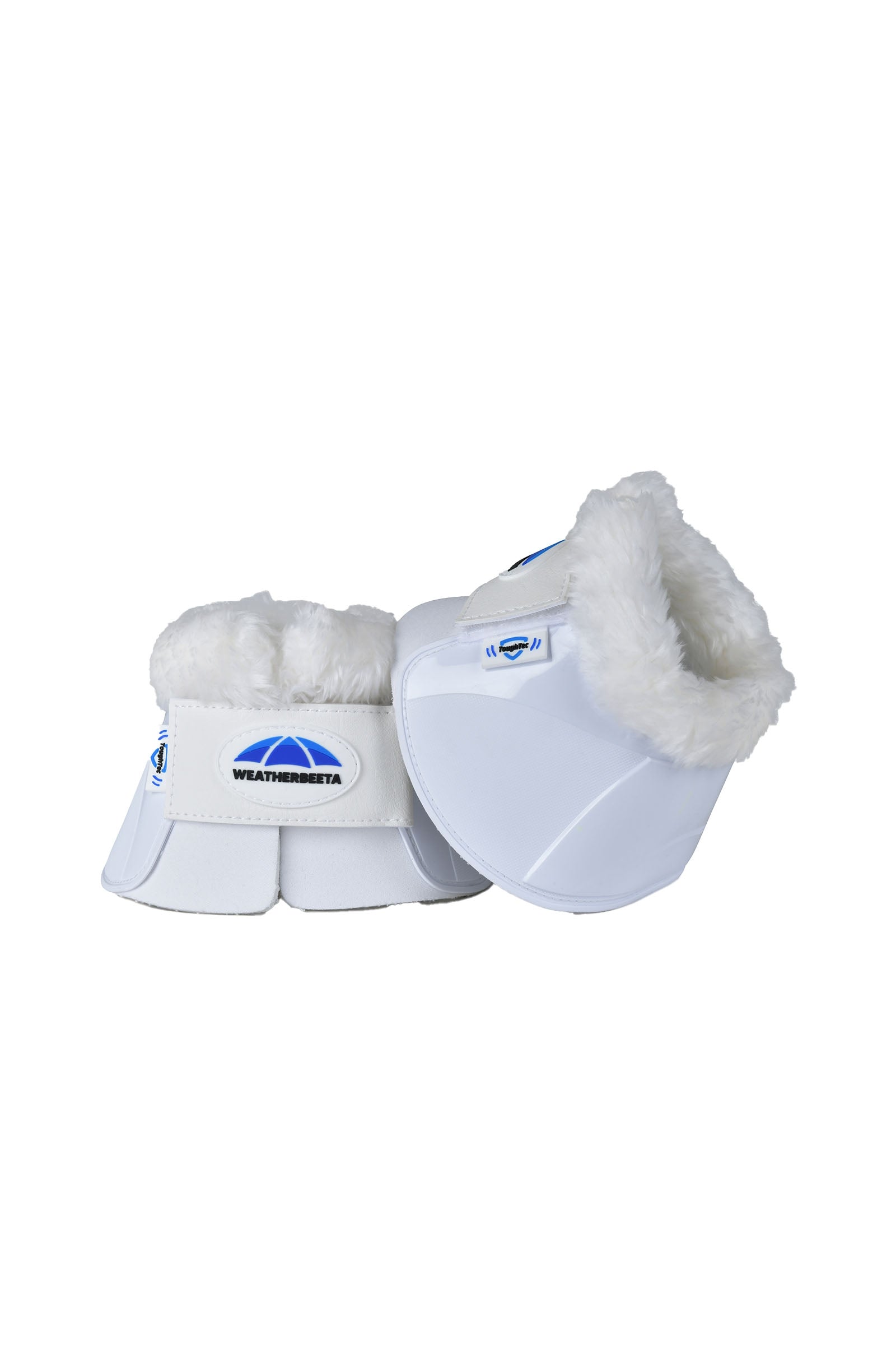 Weatherbeeta Tough-Tec Impact Fleece Trim Bell Boots Leg Protection & Hoof Protection for Horses
