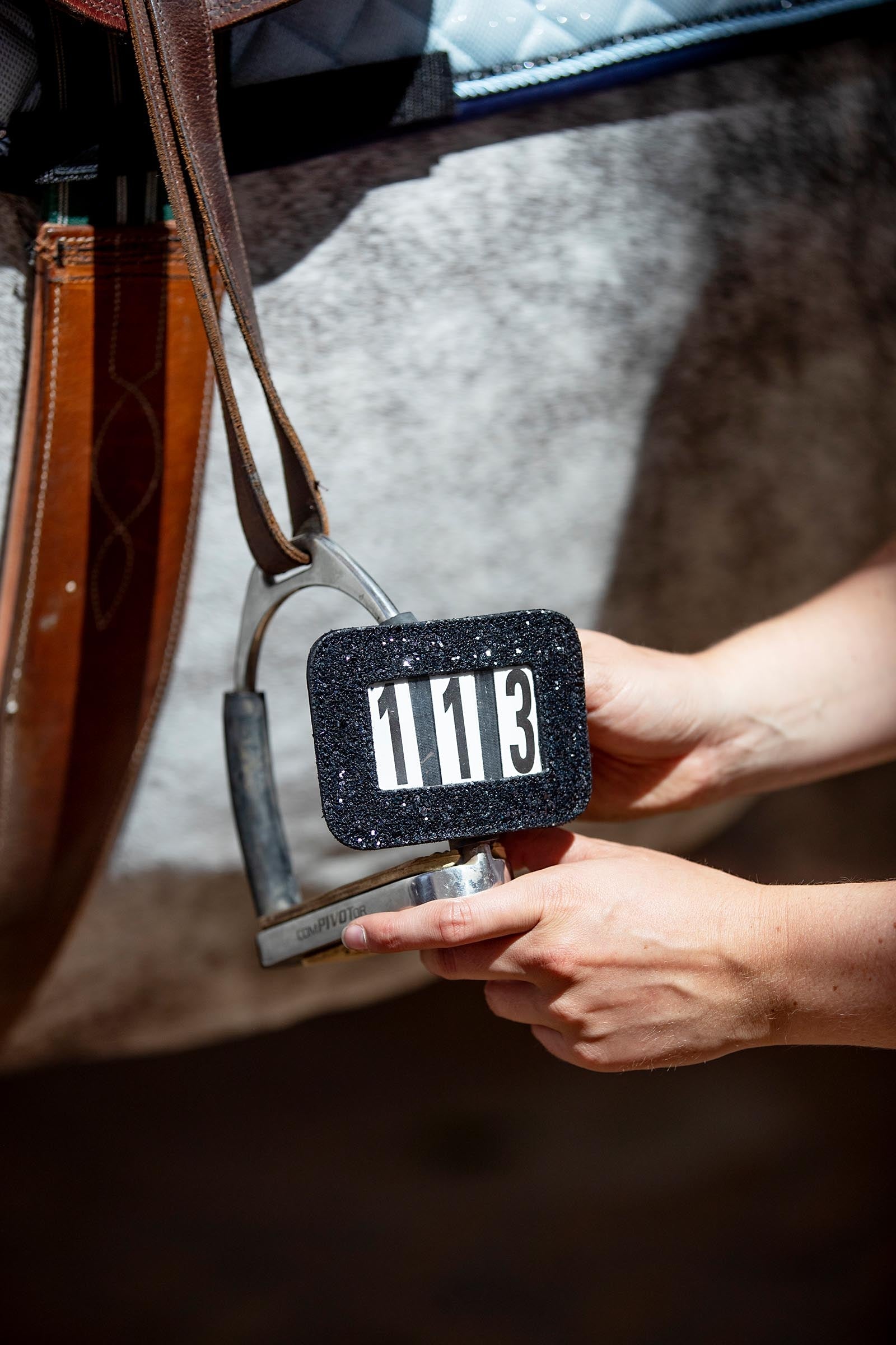 Horse Guard HorseGuard Competition Number Set Glitter Women’s Riding Clothing