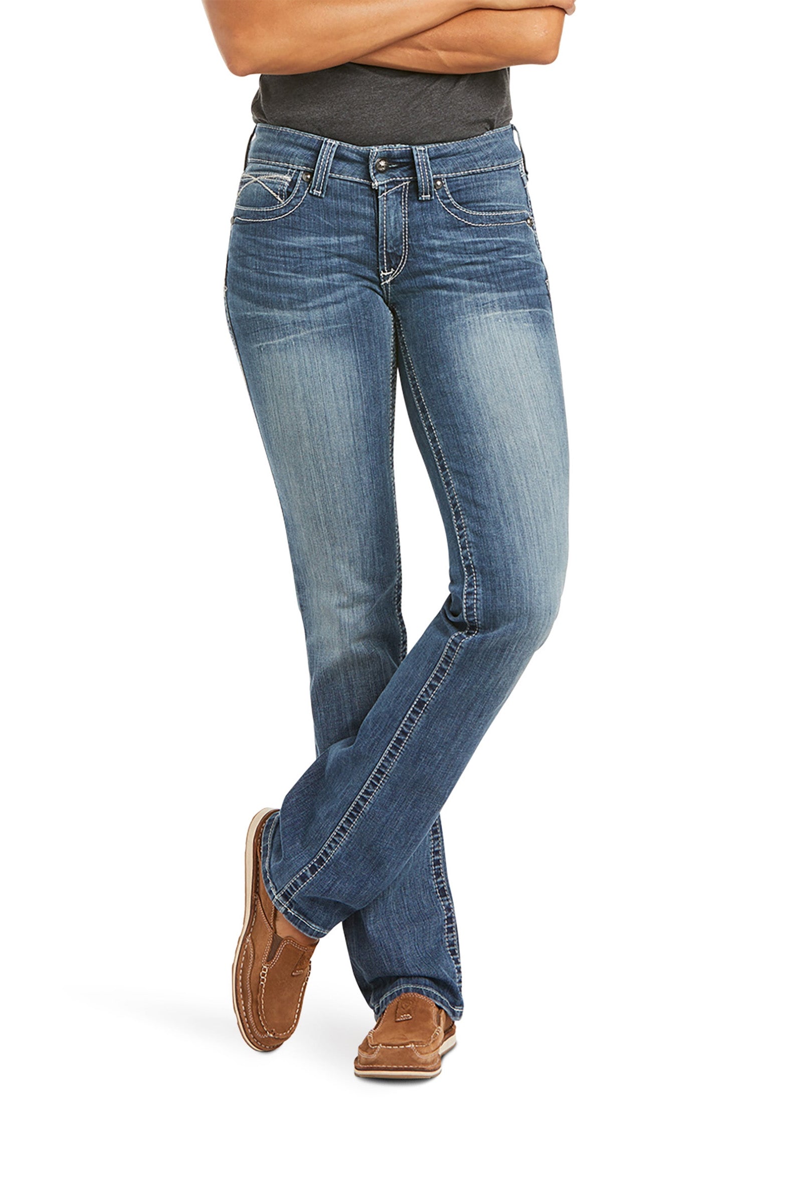 Ariat REAL Stretch Icon Straight Jean nőknek Womens Breeches
