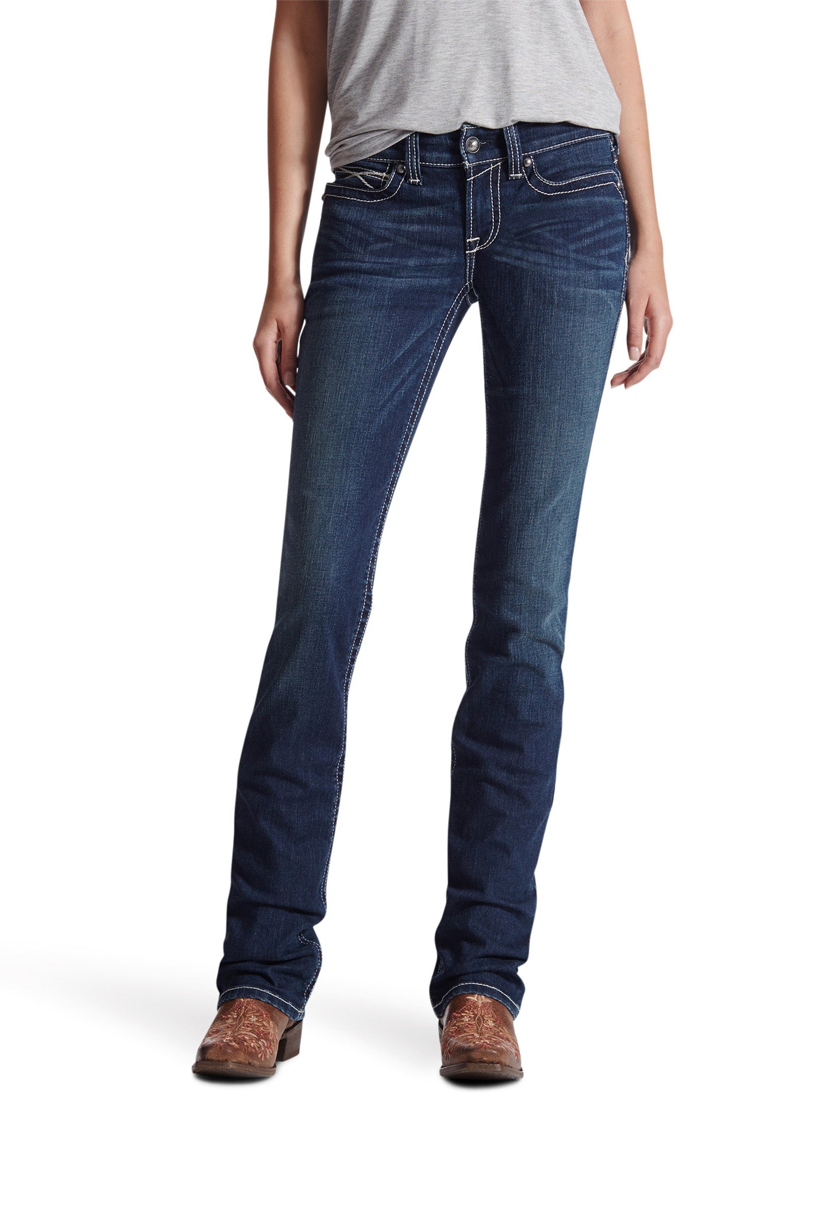 Ariat REAL Stretch Icon Straight Jean nőknek Womens Breeches