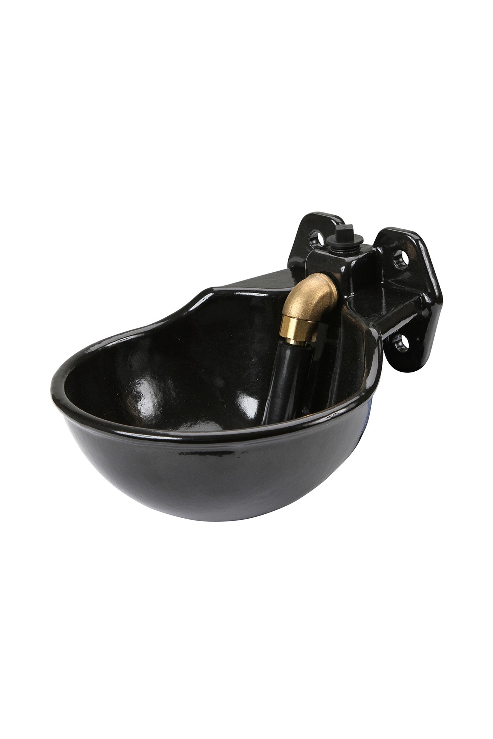 Kerbl Water bowl with tube valve G51 enamelled Etetés & Itatás