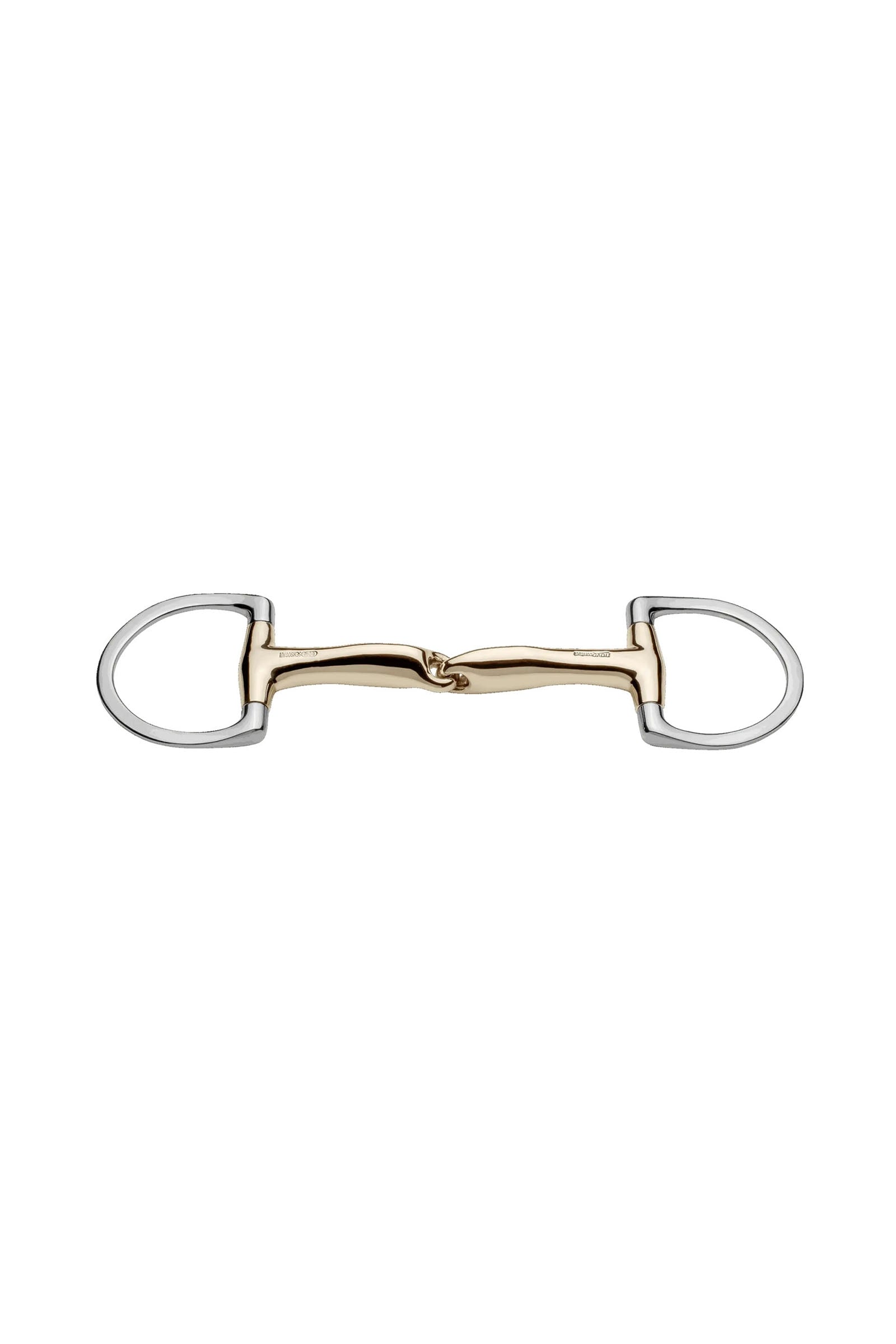 Sprenger Novocontact Eggbutt Bit 14mm Single Jointed Sensogan D-Shaped Rings Horse Bits