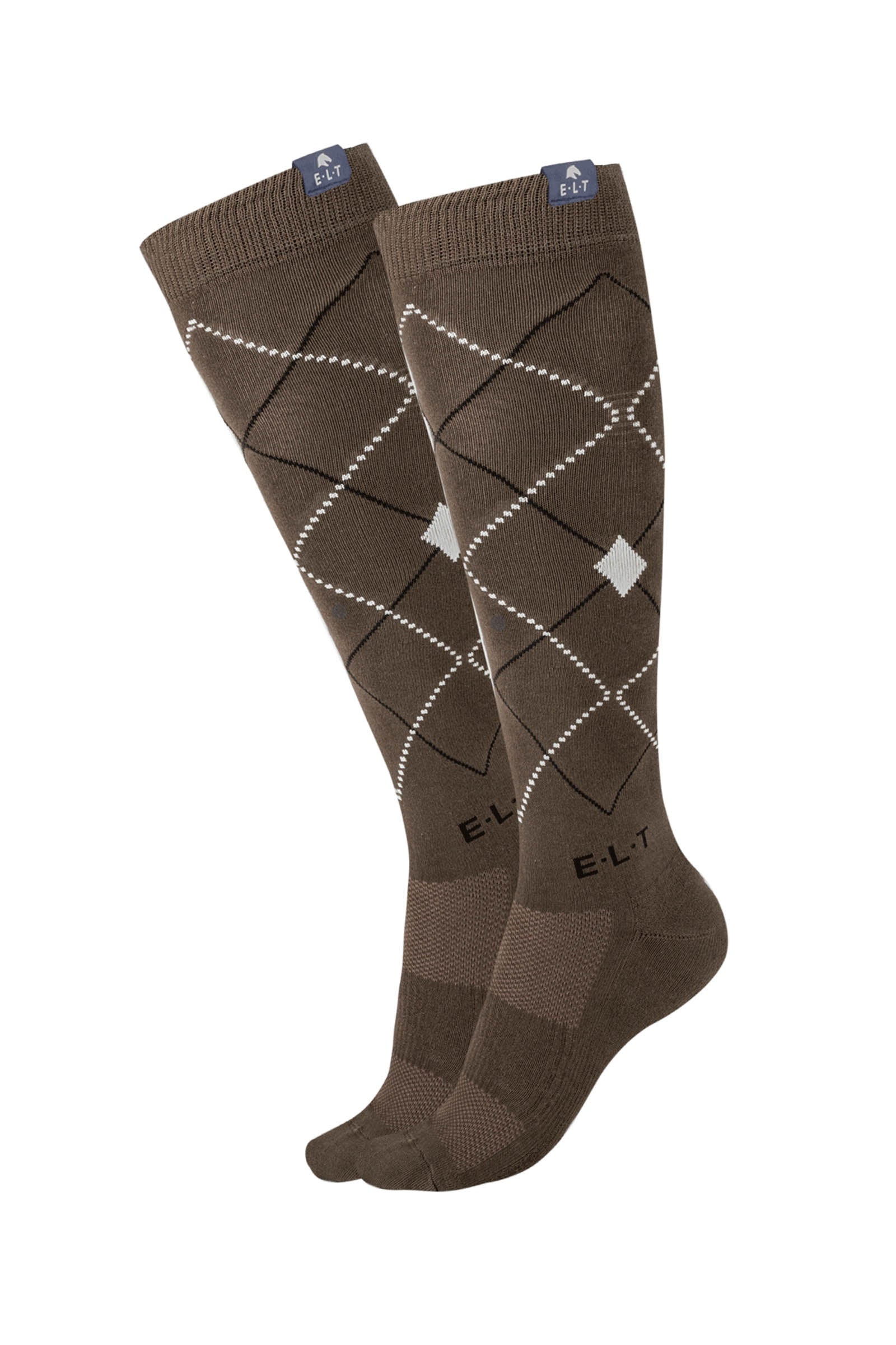 ELT Argyle Breathable Riding Socks Zoknik