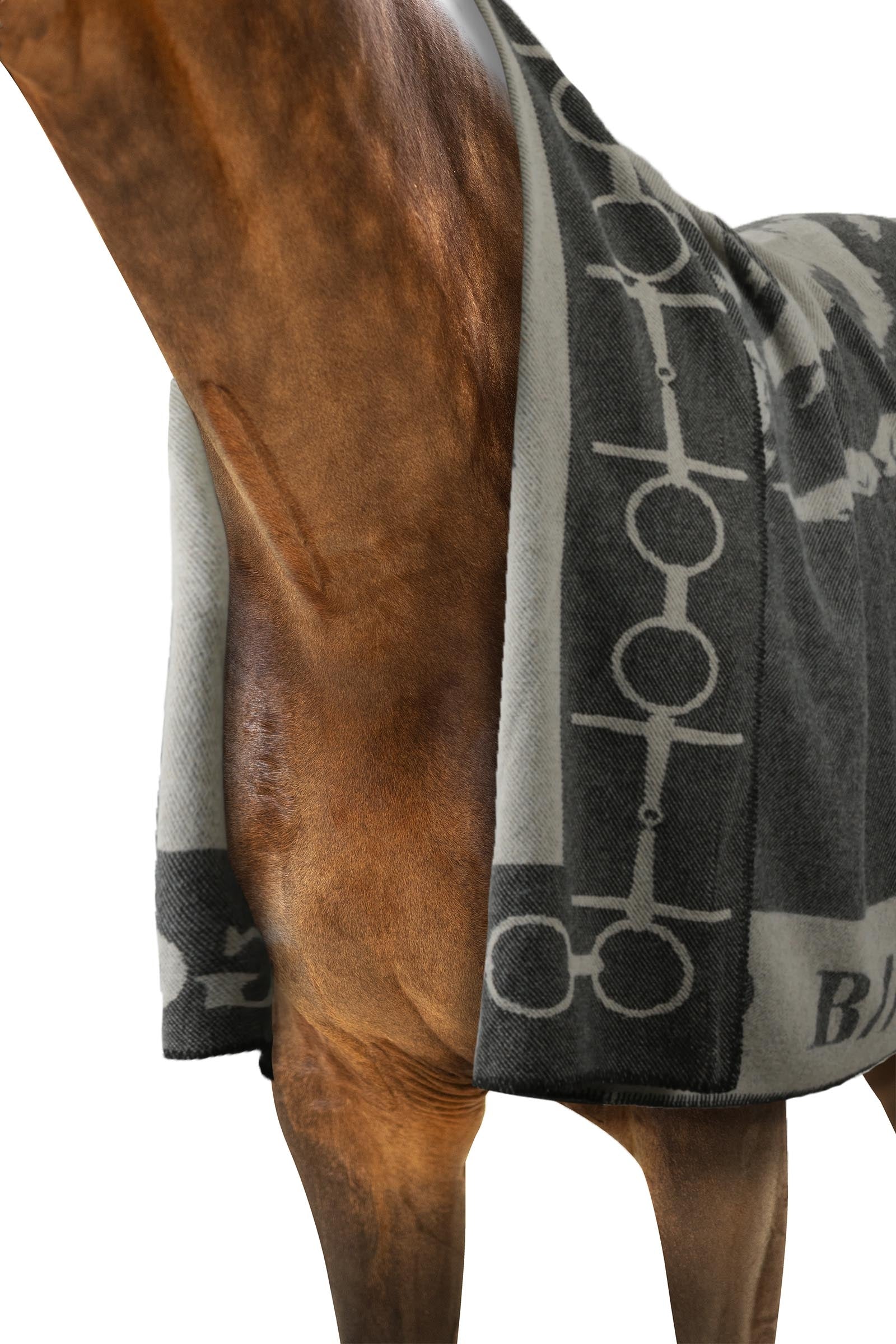 B Vertigo Horse & Bit Throw Horse Rugs