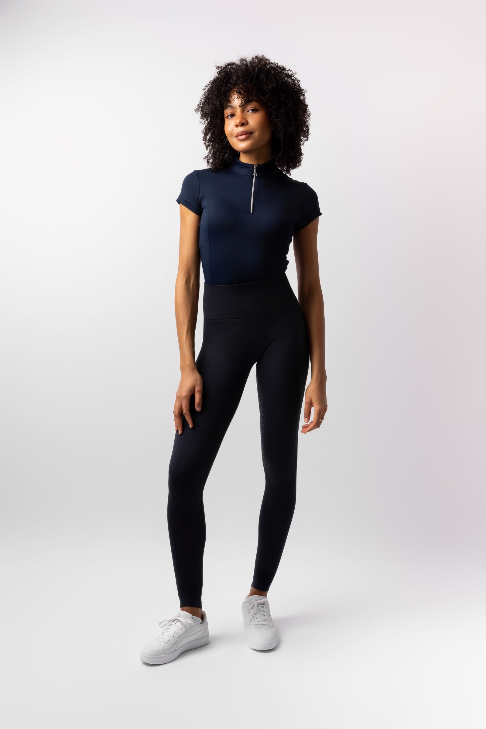 Horze Nessa Seamless Full Grip Scrunch Tights Womens Breeches