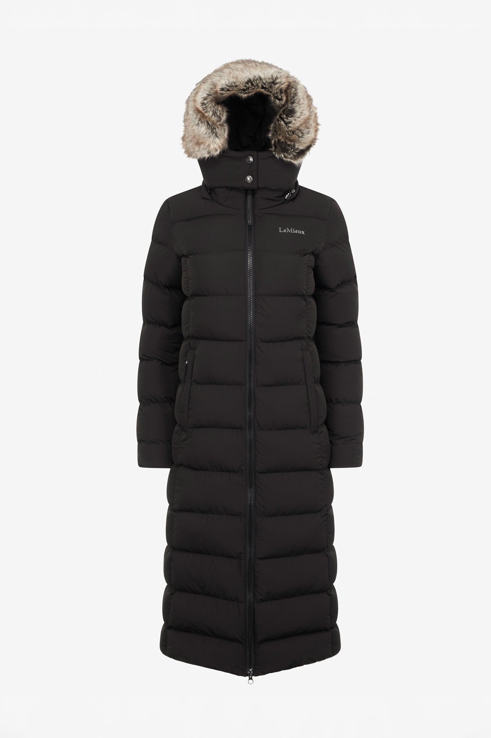 LeMieux Harper Women´s Longline Puffer Coat Noi Ruházat
