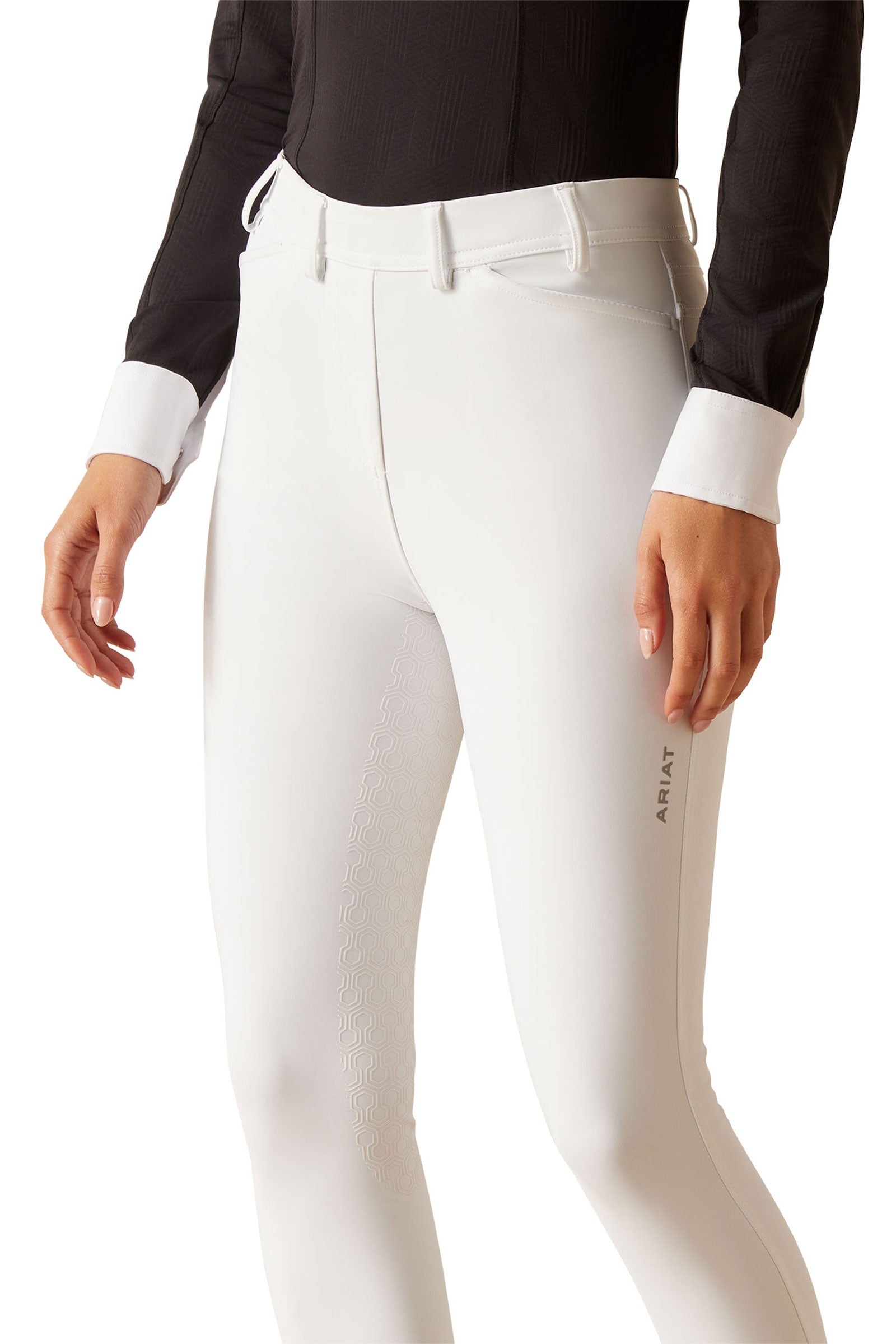 Ariat Tri Factor Pull-On Women's Full Grip Riding Tights Womens Breeches