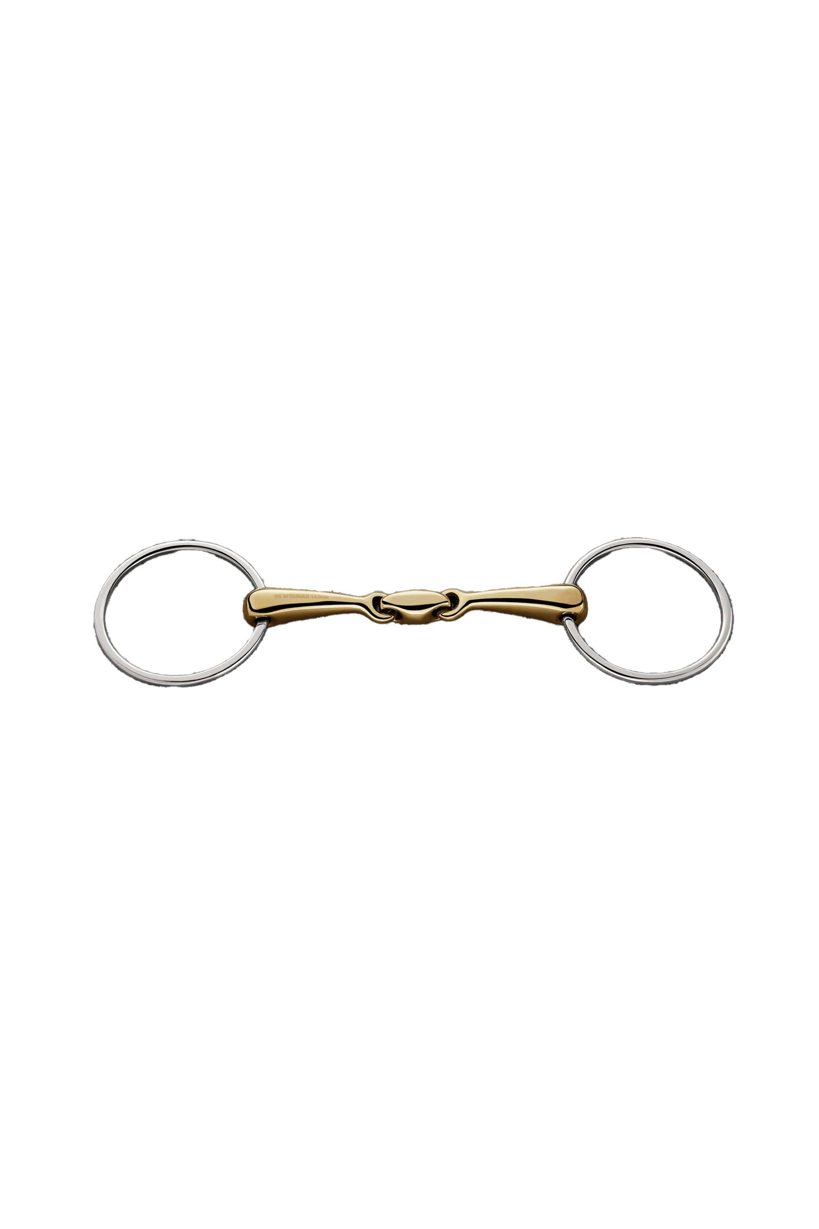 Sprenger kétszeres törésű szájréz, Réz Plus, 18 mm Zablák