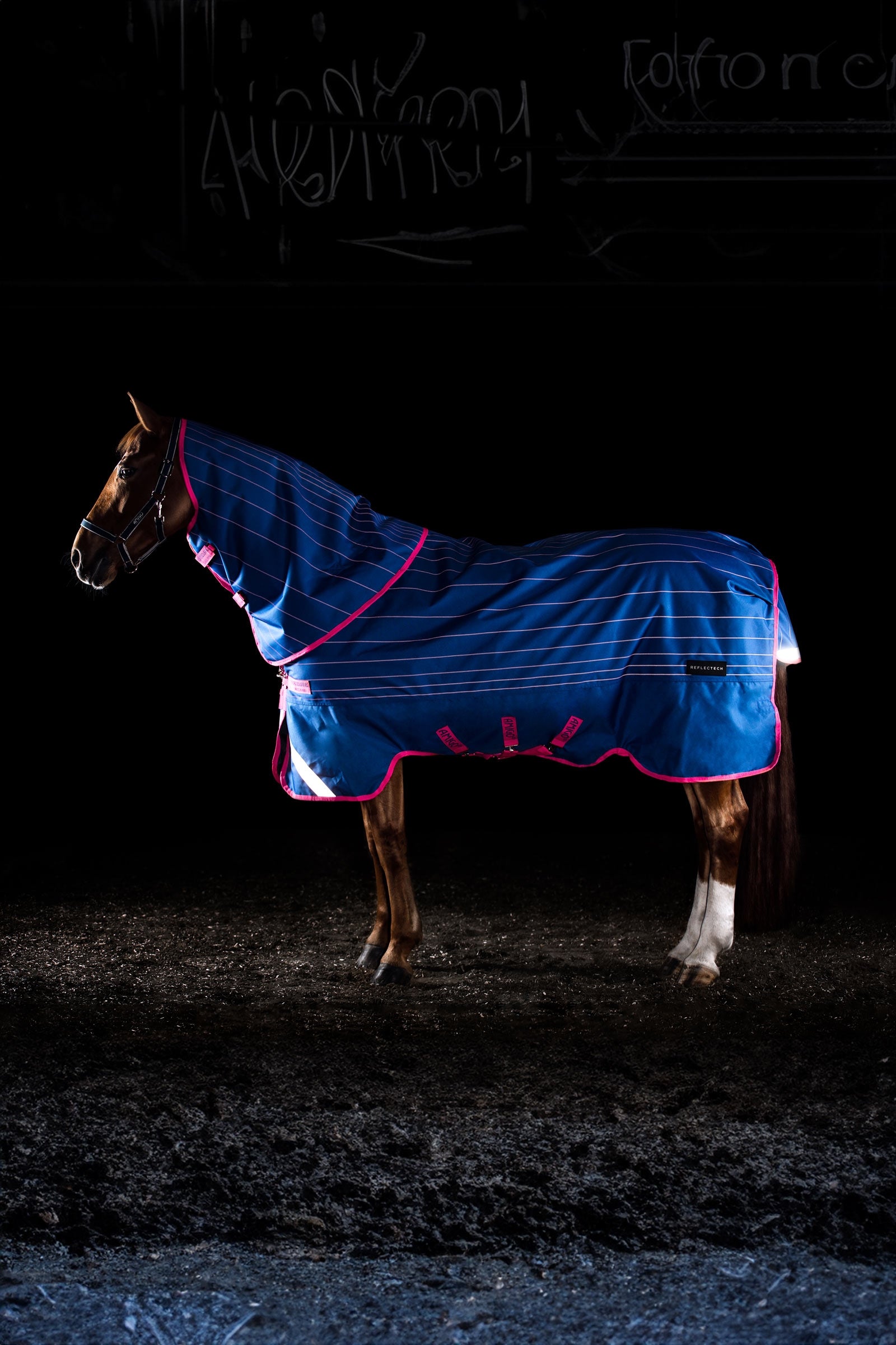 Horseware Amigo Bravo 12 Reflectech Plus kültéri takaró levehető nyakrésszel, 250g Lótakarók