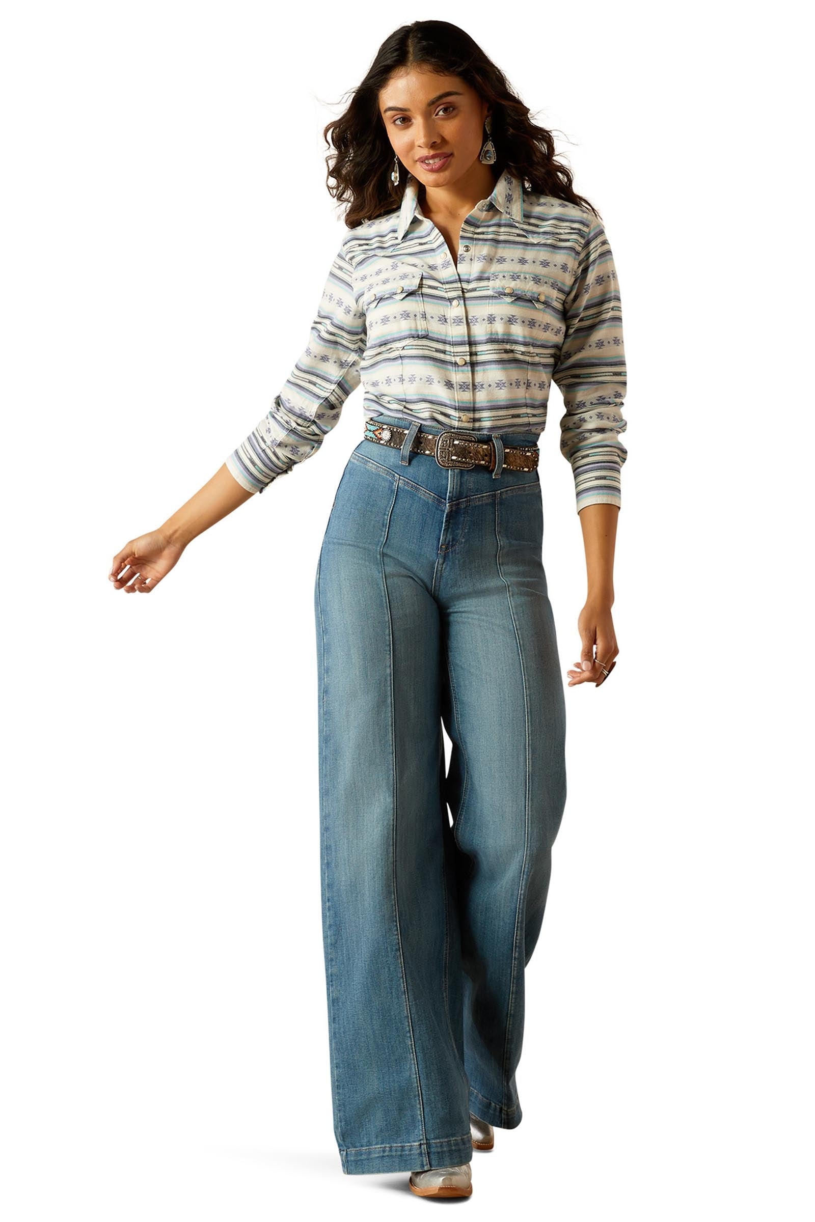 Ariat Seaside Serape Women's Shirt With Snap Buttons Women’s Riding Clothing