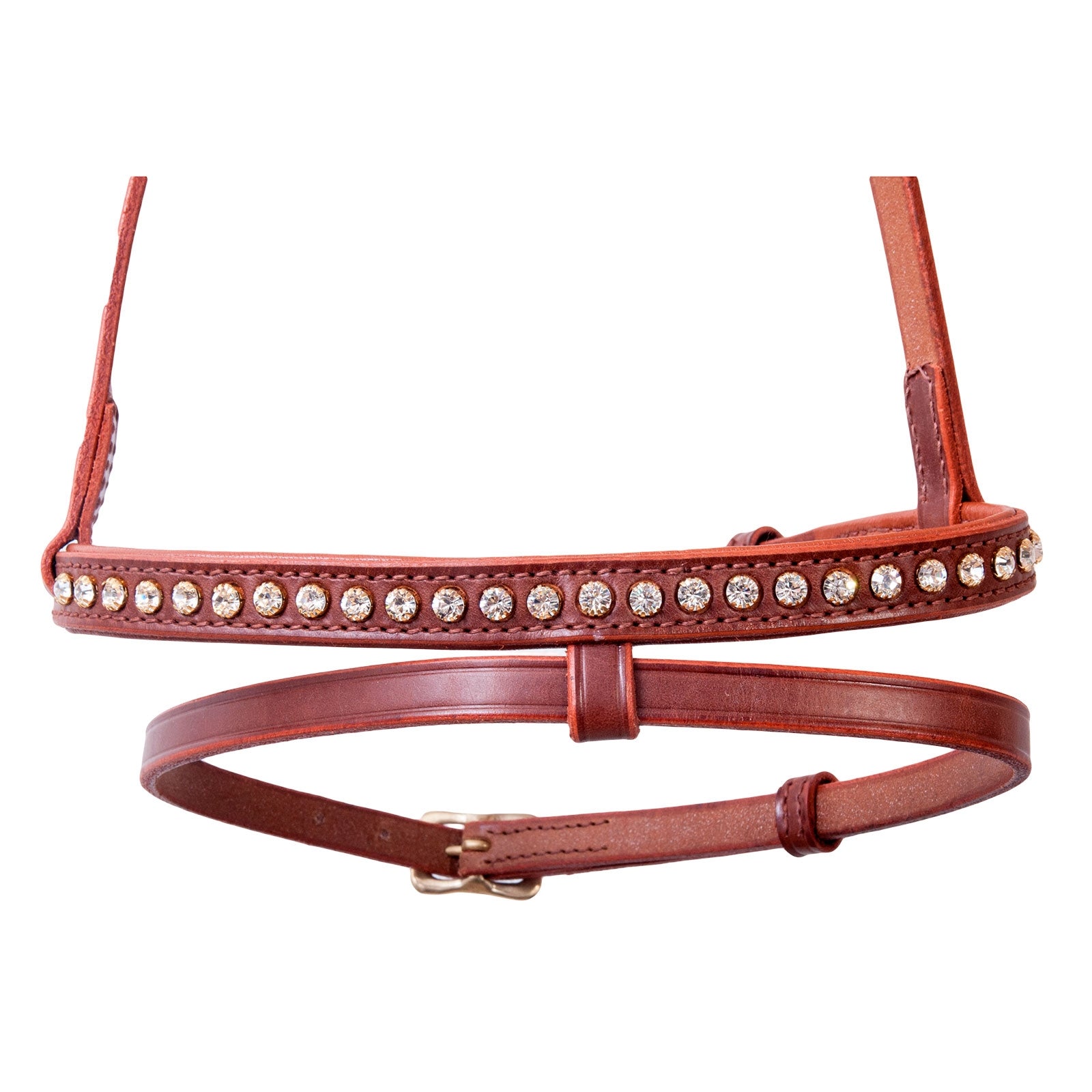 Karlslund Combined noseband, 1 row crystals Bridles & Reins