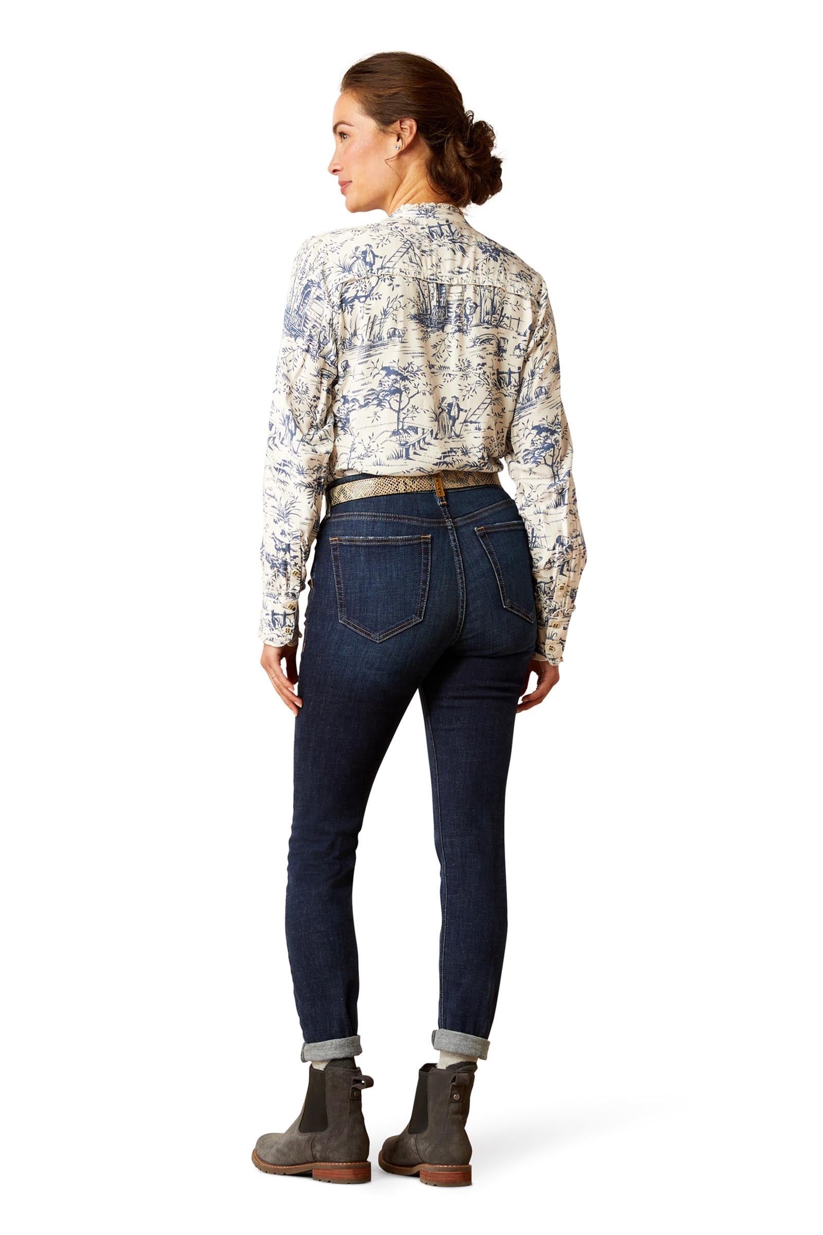 Ariat High Rise Bridle Women's Skinny Jeans Womens Breeches