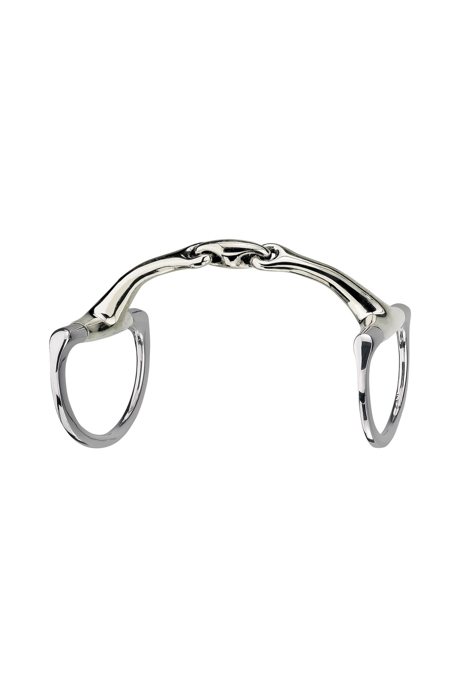 Sprenger Dynamic RS olívás zabla D karikák, dupla tört, 16 mm, Sensogan Zablák