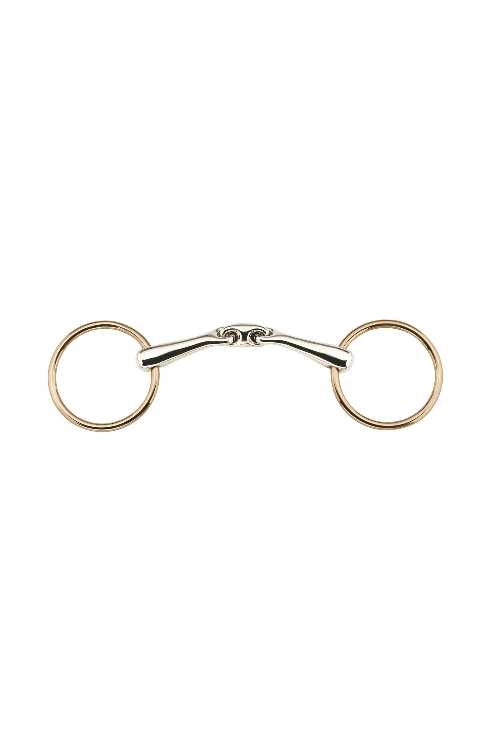 Sprenger KK Ultra karikás zabla, dupla tört, 18 mm, Sensogan, Aurigan karikák Zablák