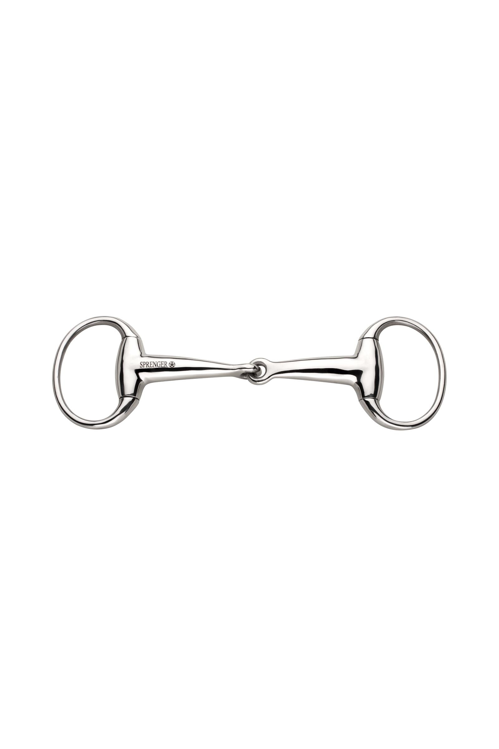 Sprenger üreges olívás zabla, egyszer tört, 18 mm, rozsdamentes acél Zablák