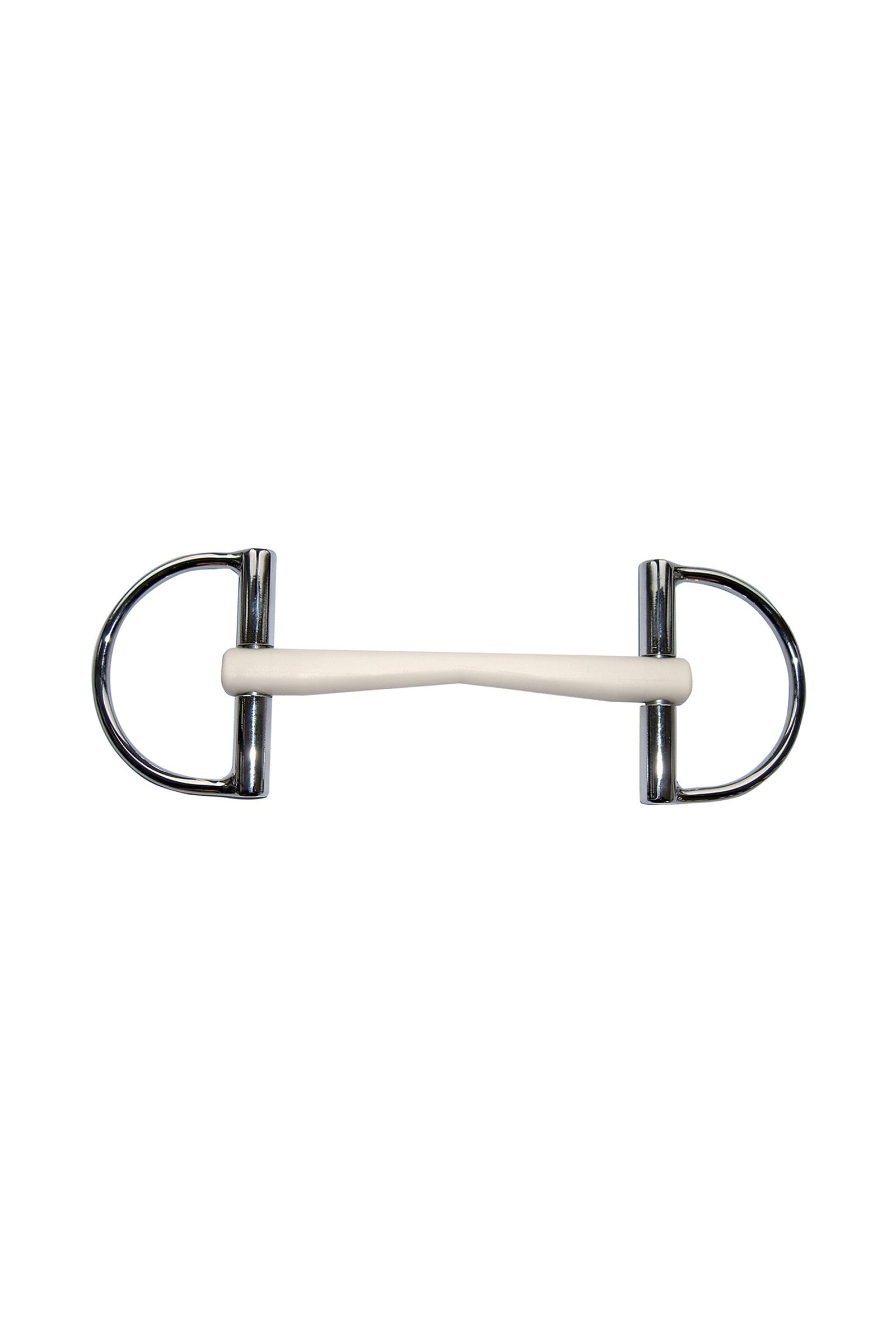 Sprenger DUO D-Ring Bit, Mullen mouth, 16mm, Plastic Horse Bits