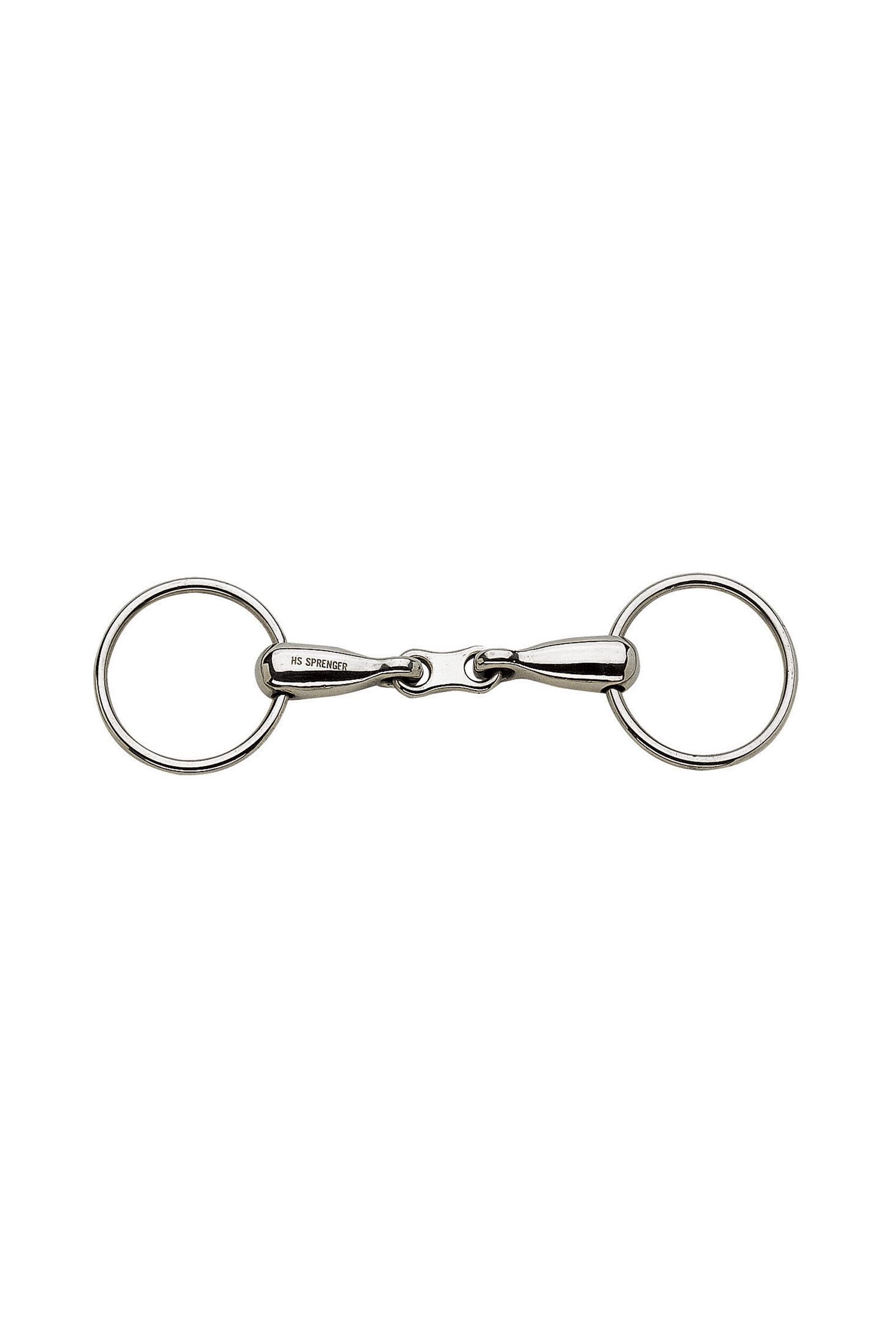 Sprenger French Link Loose Ring Snaffle Bit, Double Jt. 16mm, Stainless St. Horse Bits