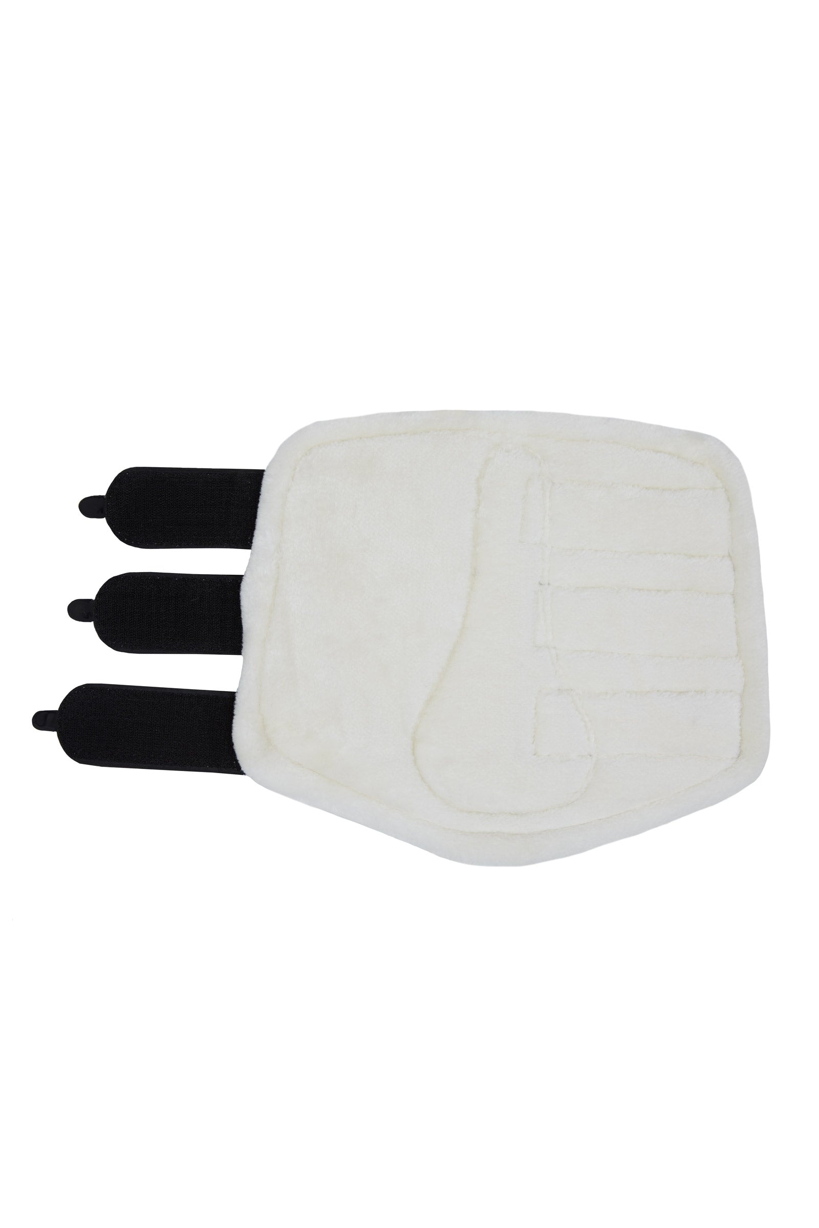 Horze Ghent Brushing Boots with Faux Fur Leg Protection & Hoof Protection for Horses