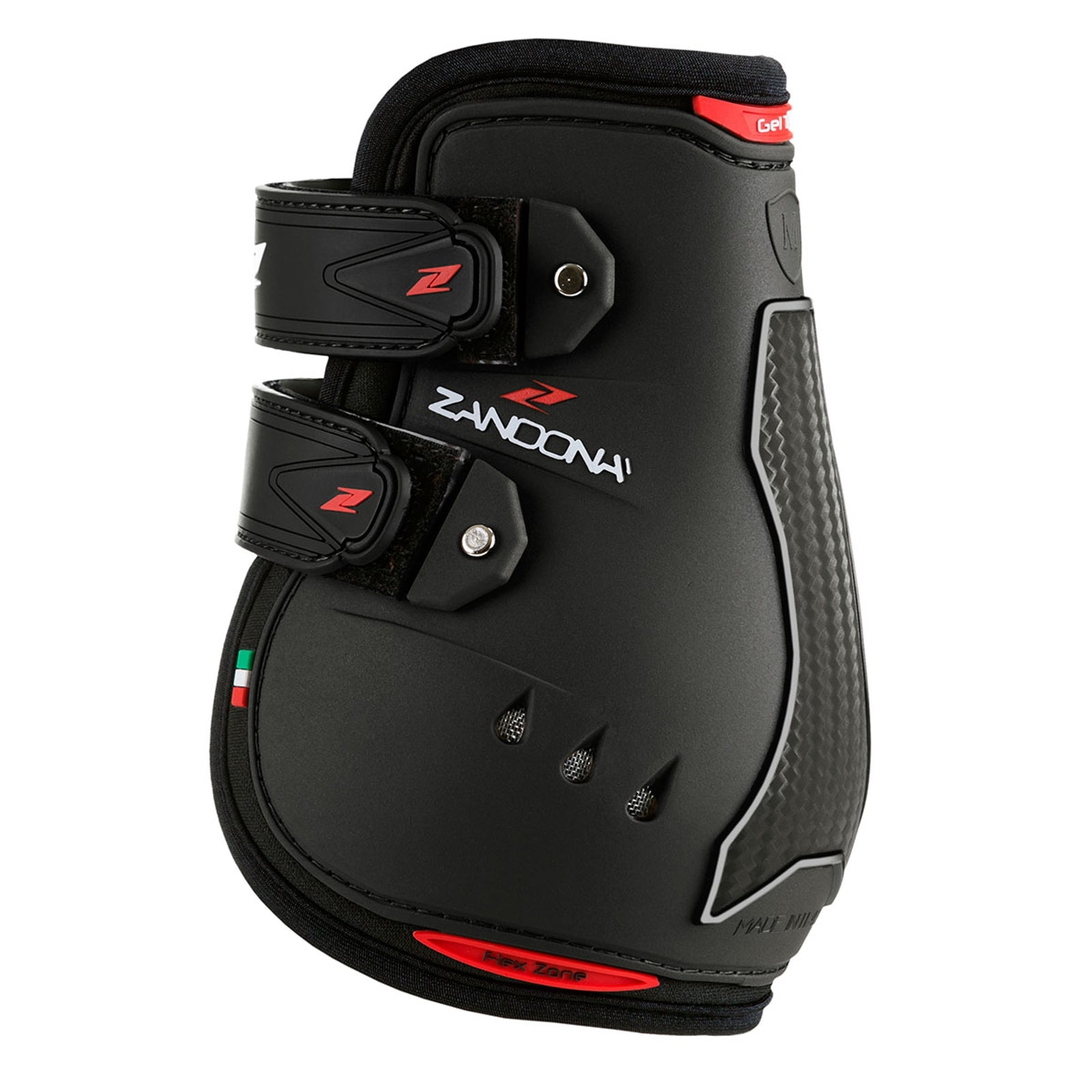 Zandona Carbon Air Fit Hook and Loop Fastener Fetlock Boots Leg Protection & Hoof Protection for Horses