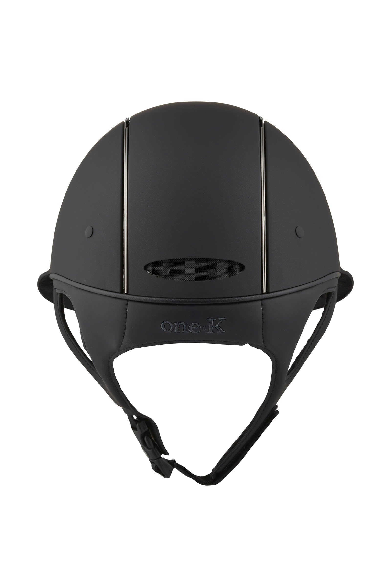 OneK Avance Matt Chrome Riding Helmet Safety Equipment