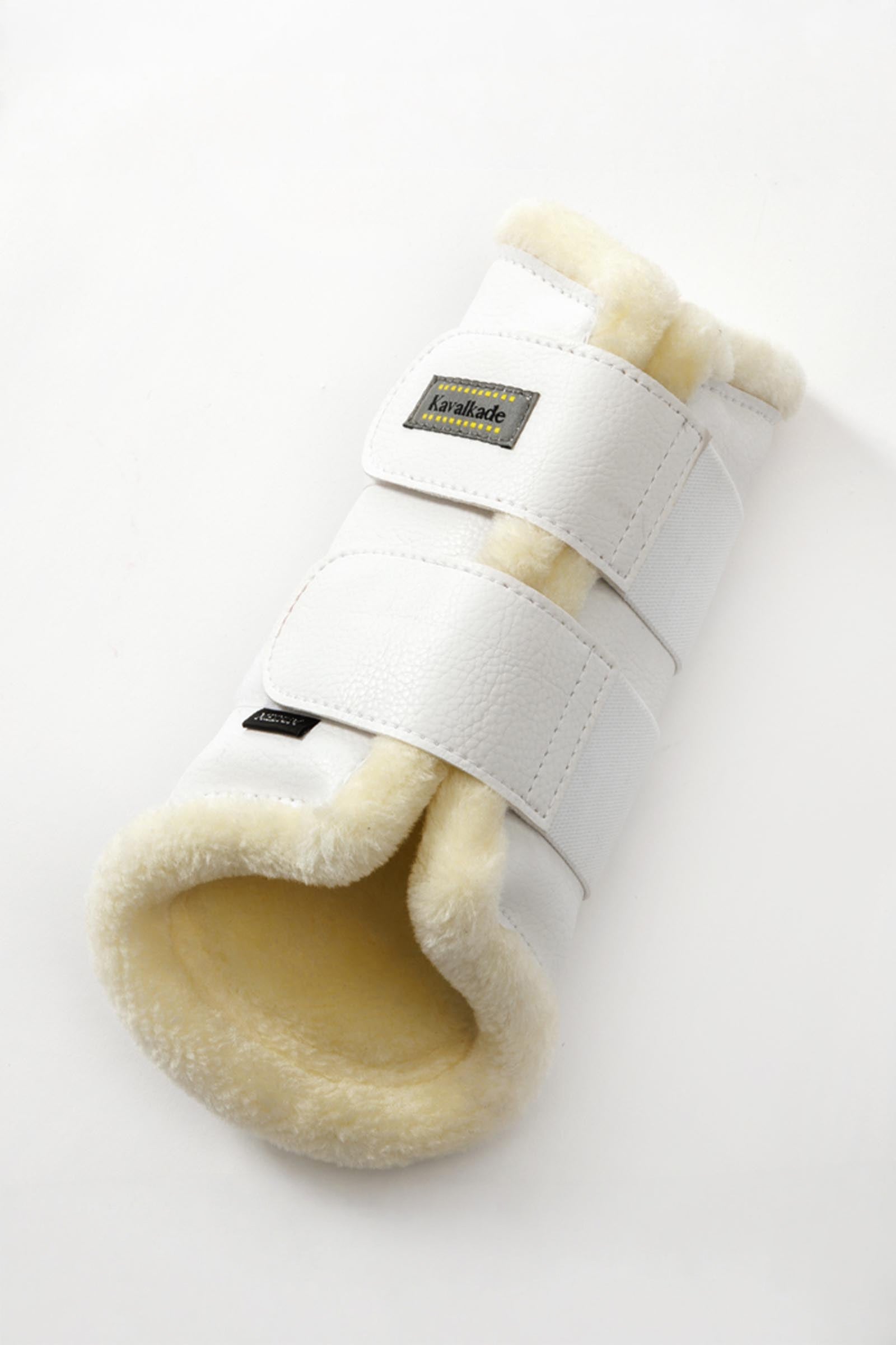 Kavalkade Anatomic Synthetic Leather Boots With Faux Fur Leg Protection & Hoof Protection for Horses