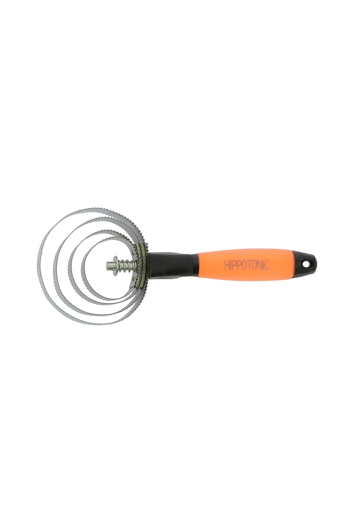 HIPPOTONIC Metal Curry Comb With Gel Handle Horse Grooming Tools