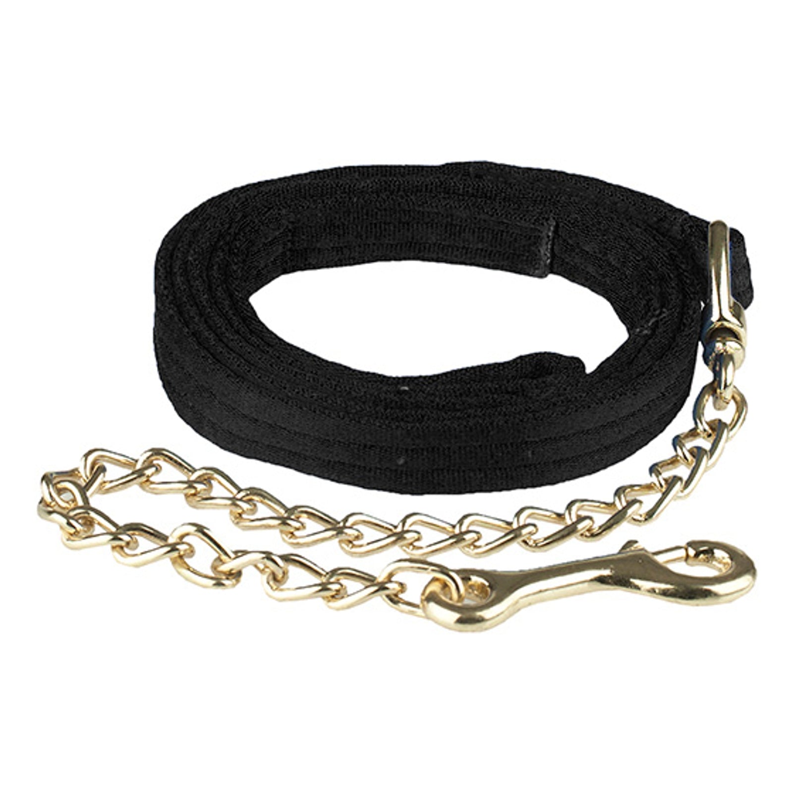 Finntack Pro Cushioned Web Lead Shank with Single Chain Halters & Leads