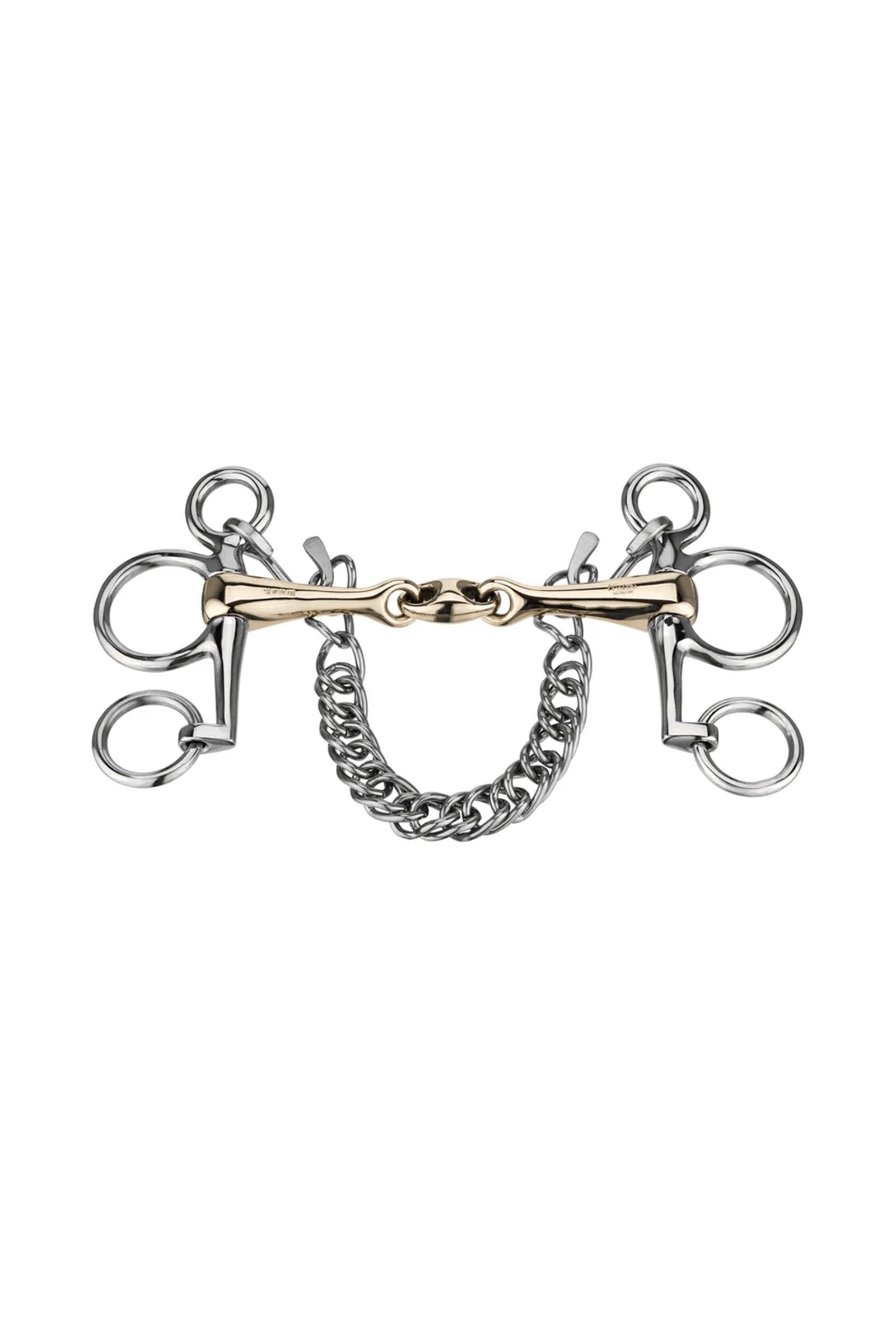 Sprenger KK Ultra Pelham zabla, dupla tört, 16 mm, 4,5 cm szárak, Sensogan Zablák