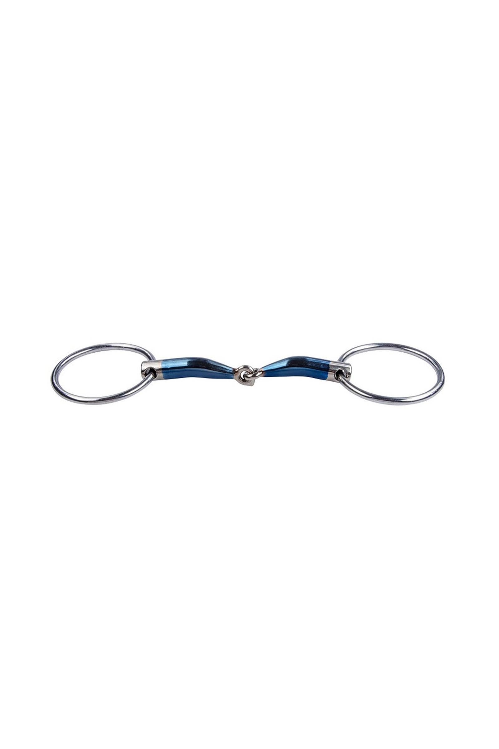 Trust Equestrian Sweet Iron loose ring locked, 16mm Zablák