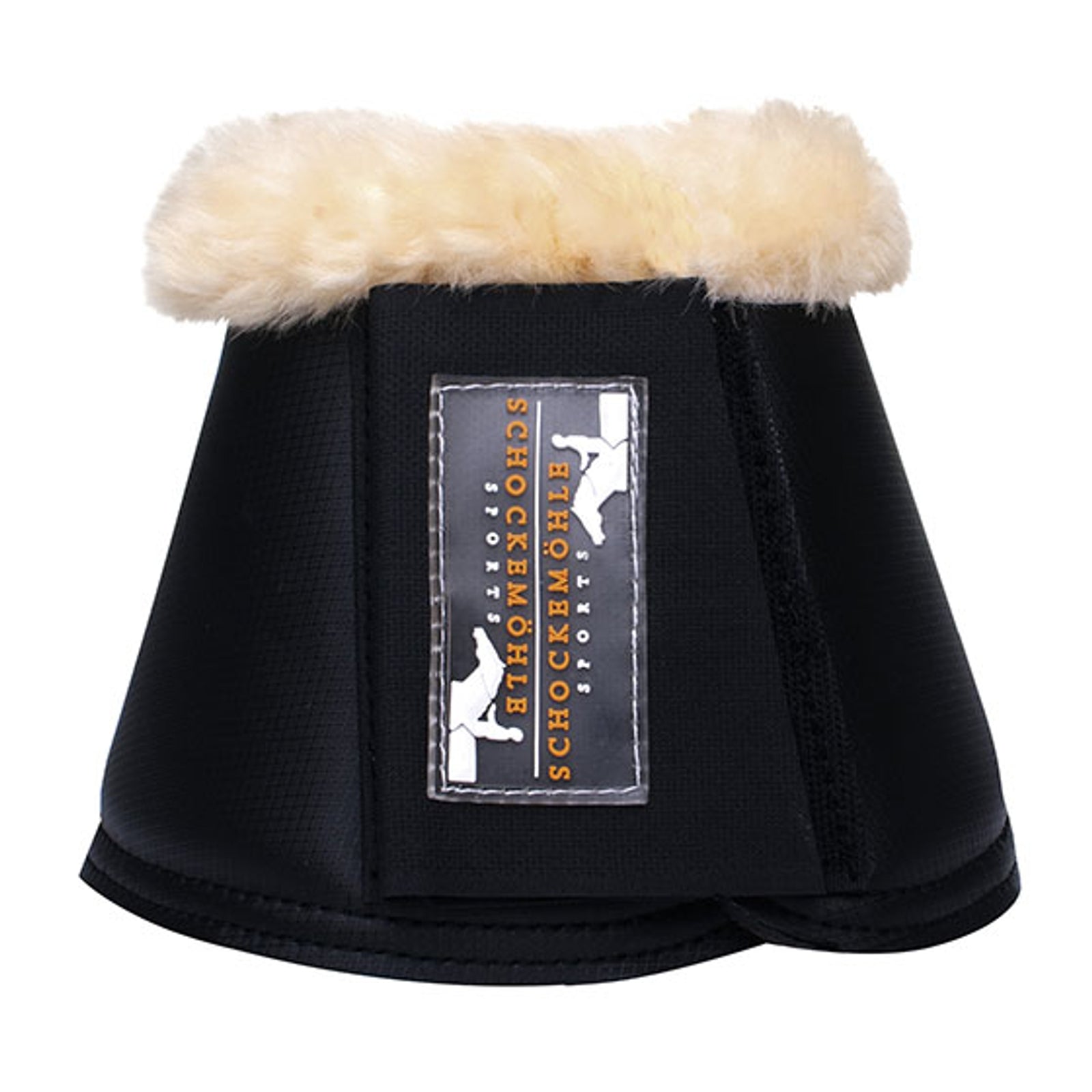 Schockemöhle Sports Schockemöhle Bell Boots Fur, PU Bell Boot w Fur Leg Protection & Hoof Protection for Horses