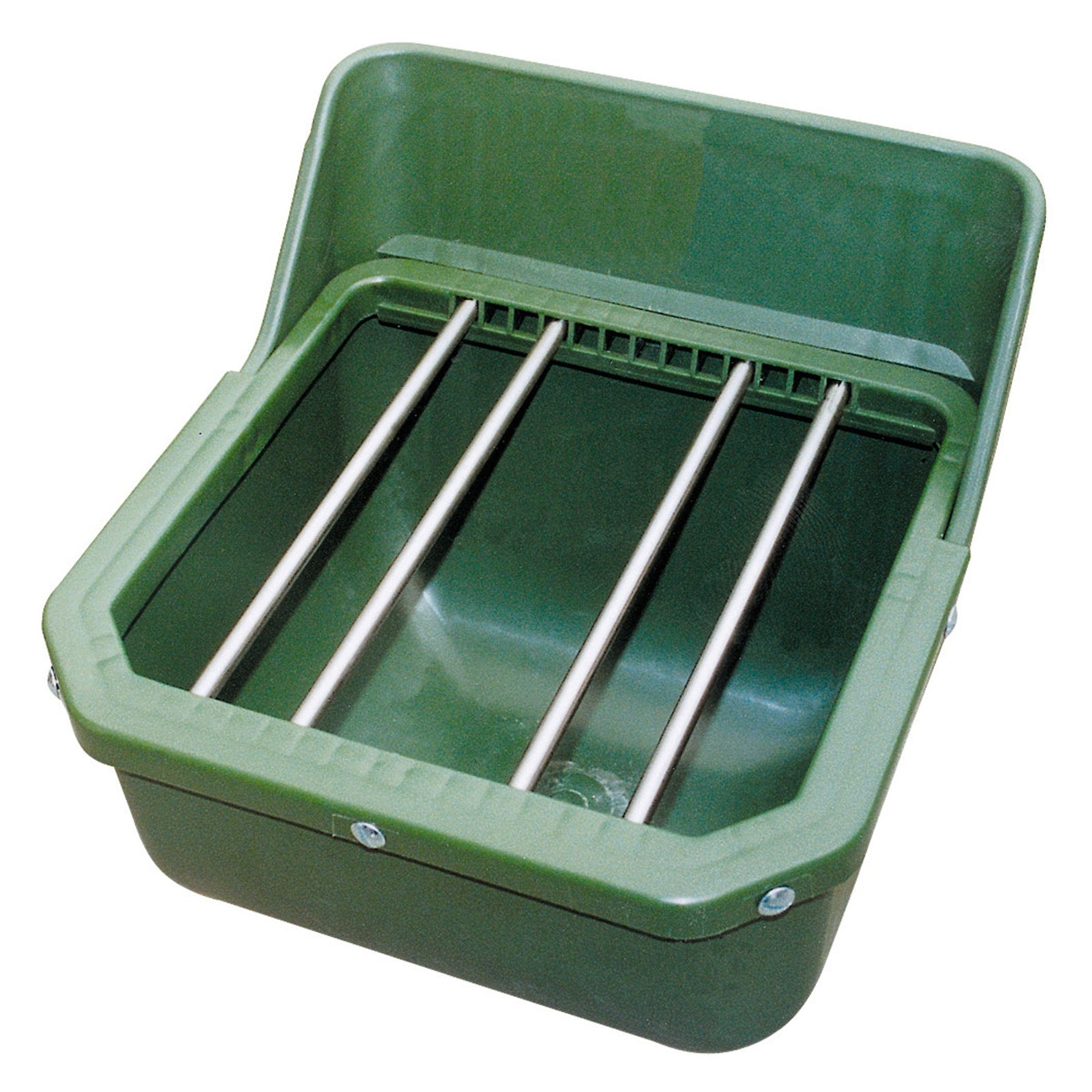 Kerbl Trough for concentrated feed foal trough, w/ iron bars, 9L Etetés & Itatás