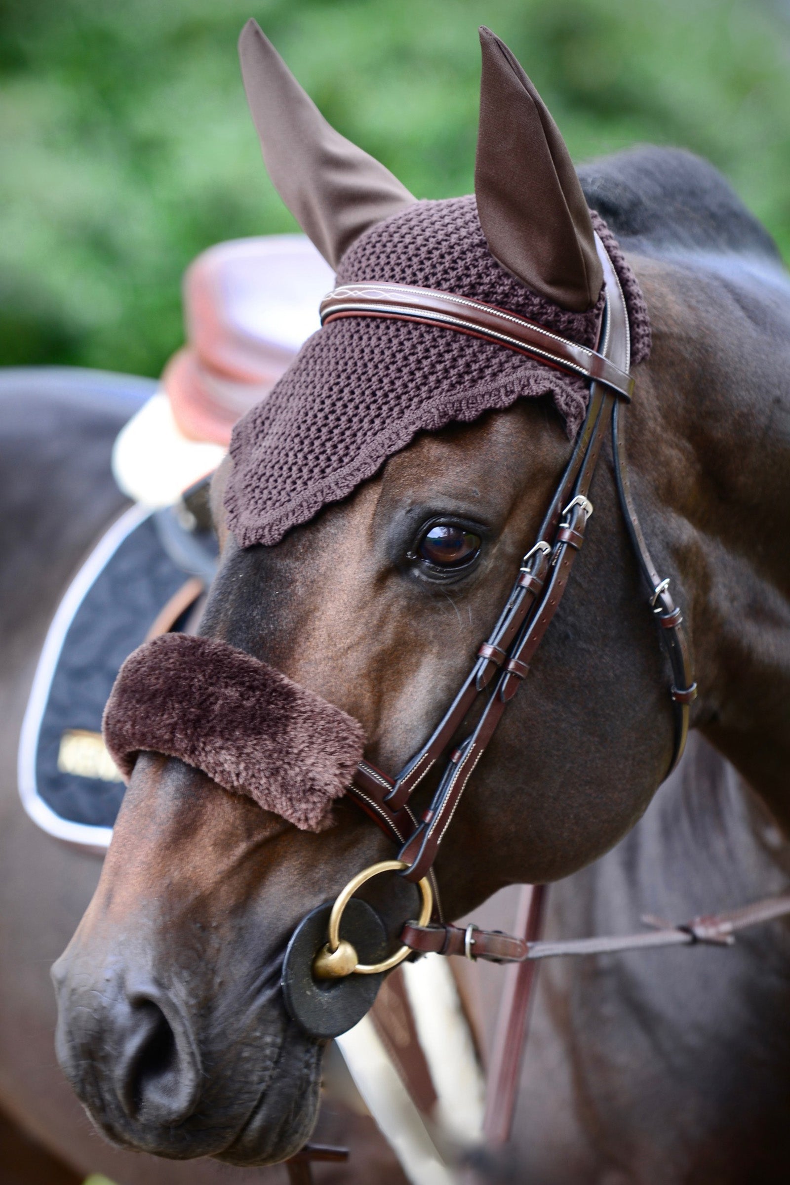 Kentucky Horsewear báránybőr orrszíj huzat Kantárok & Szárak