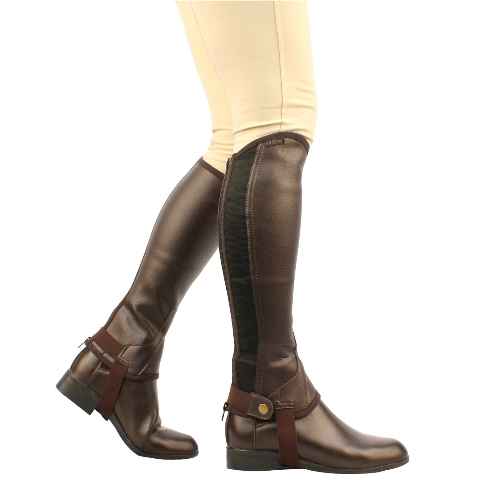 Saxon Equileather Half Chaps, JR Lábbelik