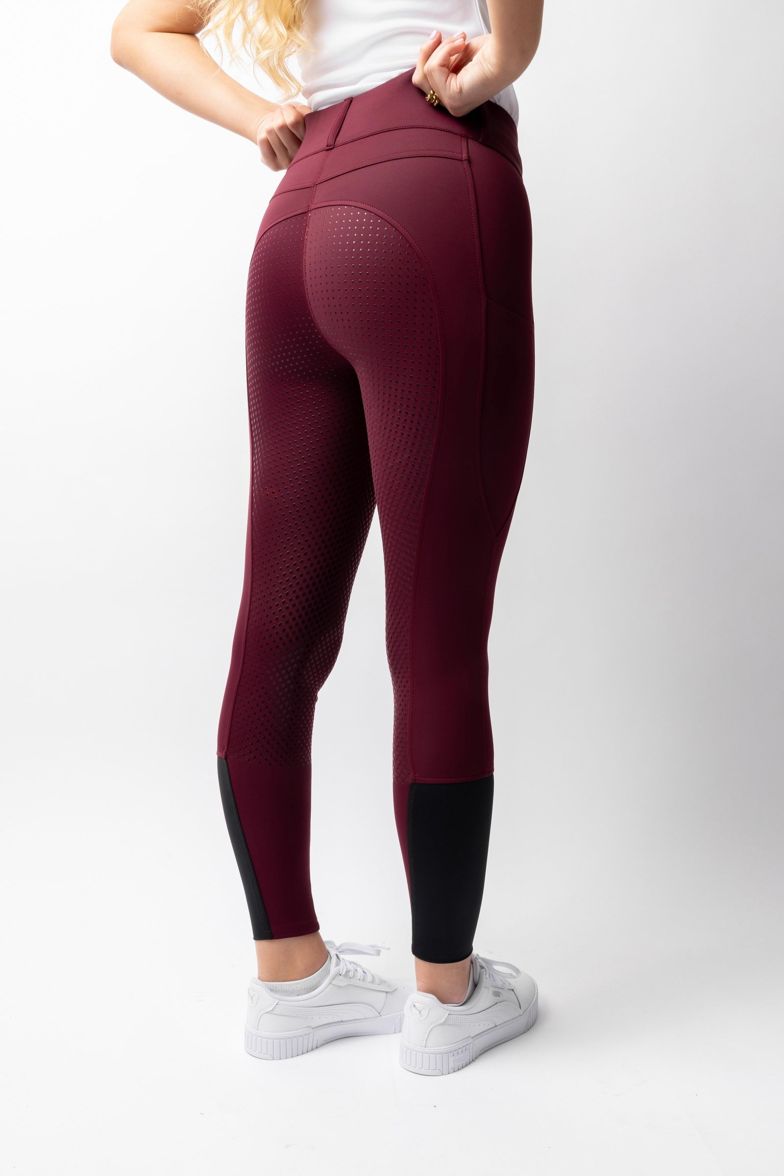 Horze Evelyn női lovaglónadrág teljes szilikonnal UPF 50+ Womens Breeches