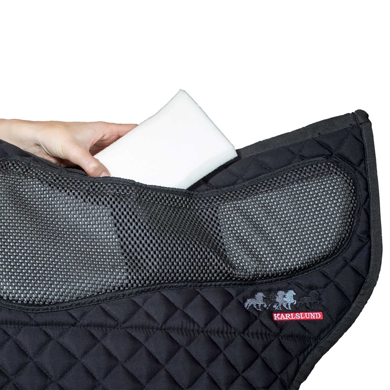 Karlslund Adjustable saddle pad, cotton Saddle Pads