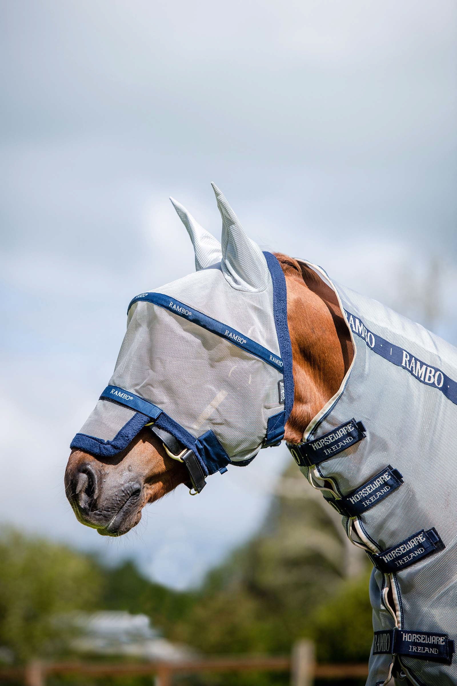 Horseware Rambo Plus Légymaszk Légy Elleni Védelem Lovaknak