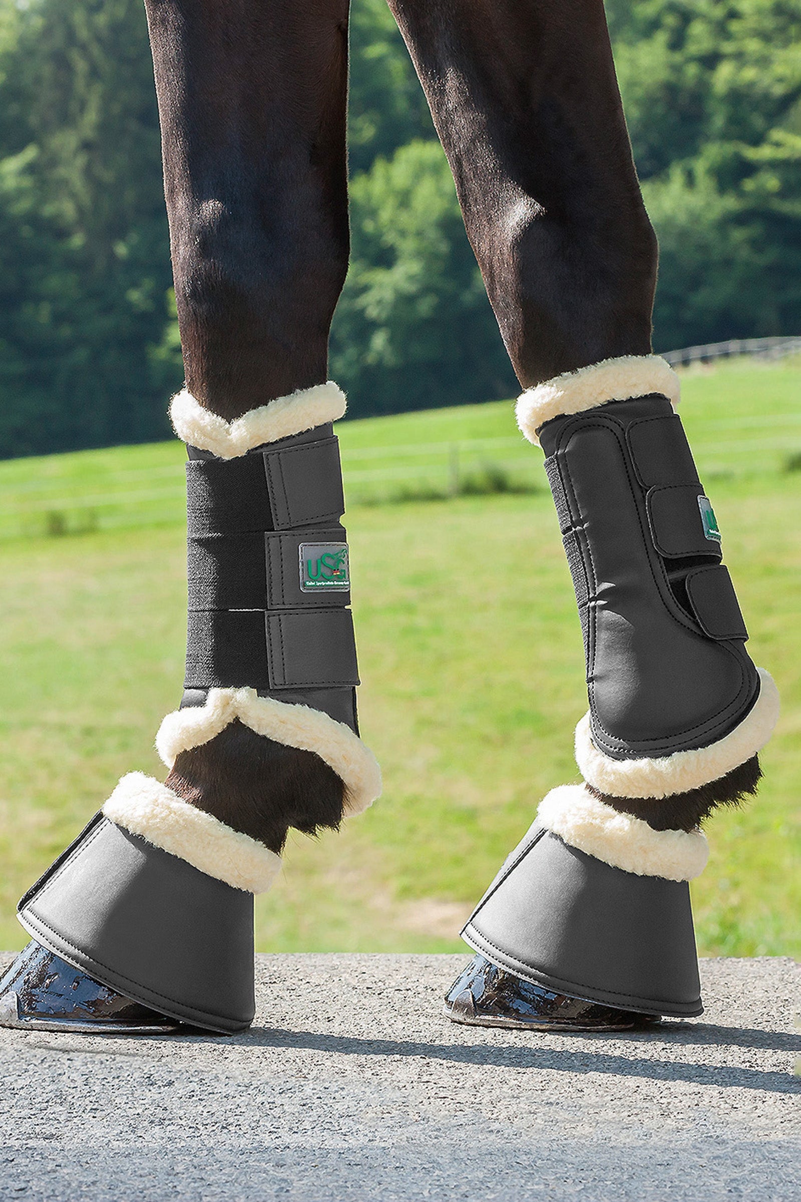 USG Breathopren pataharang műszőrmével Leg Protection & Hoof Protection for Horses